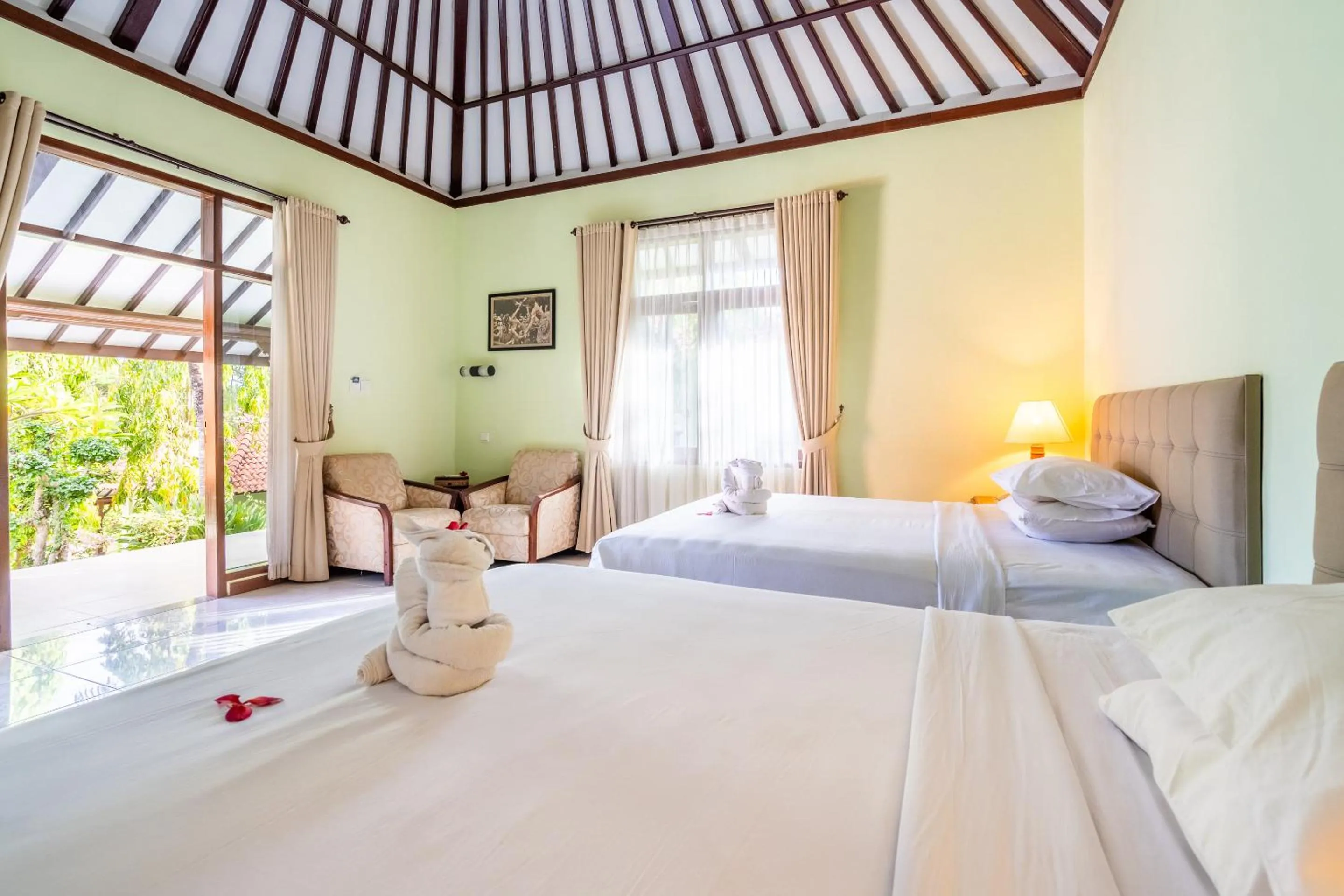 Deluxe Executive Room with Garden View in Taman Surgawi Resort & Spa