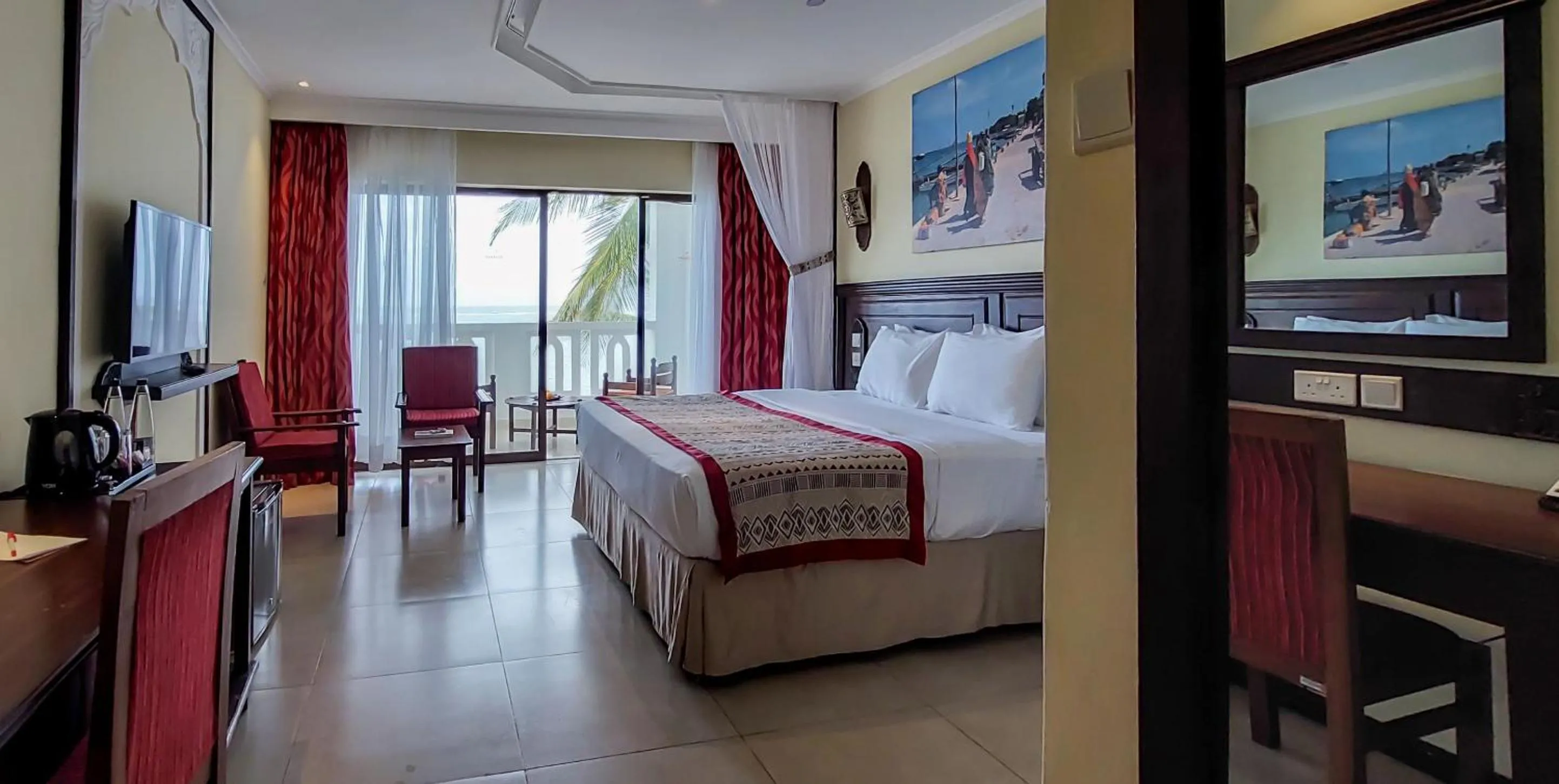 Deluxe Double or Twin Room with Ocean View in PrideInn Paradise Beach Resort & Spa Mombasa