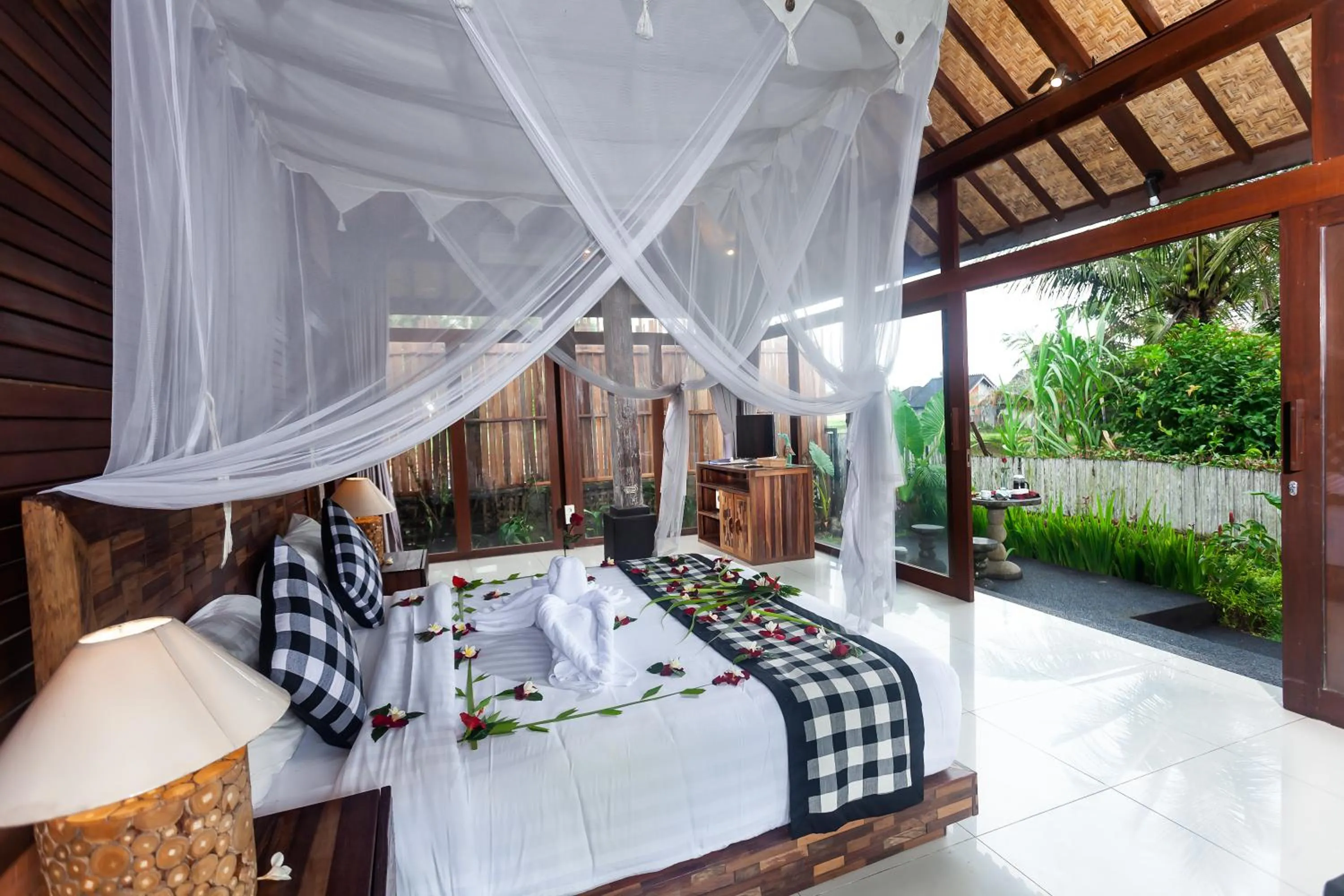 Double Room with Balcony in Ubud Luwih Nature Retreat