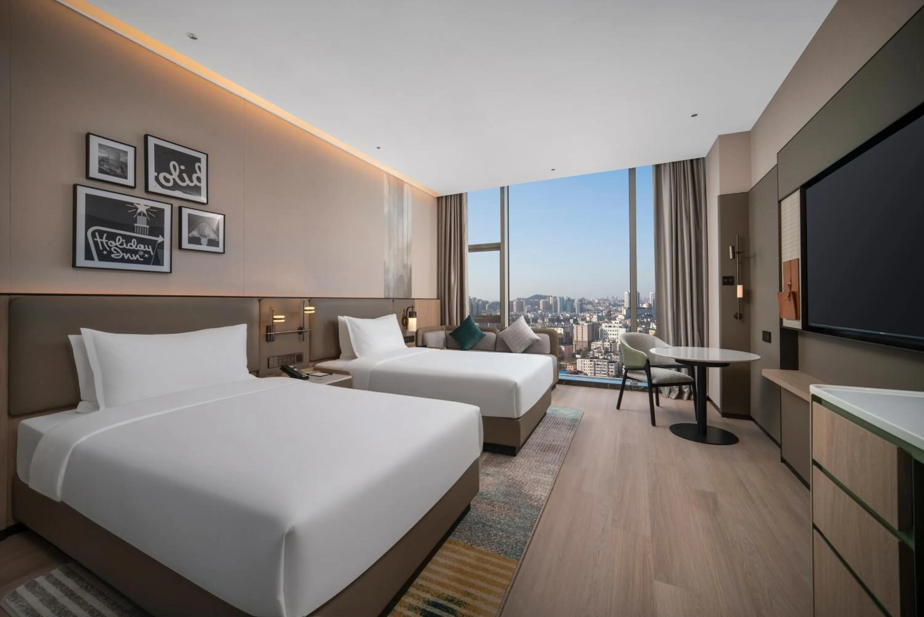 Standard Double Room with Two Double Beds in Holiday Inn Qingdao CBD by IHG