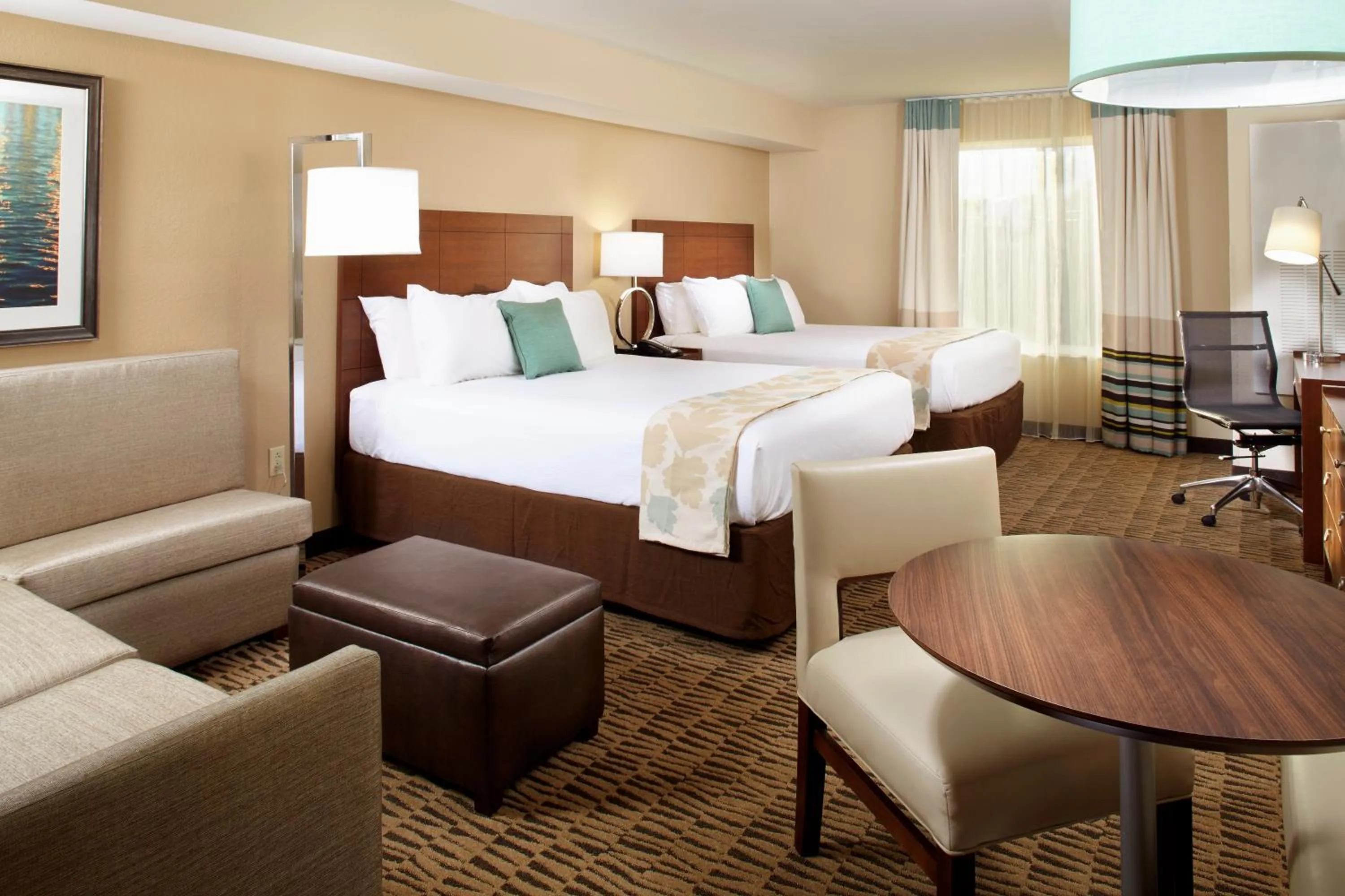 Queen Suite with Two Queen Beds - Disability Access/Non-Smoking in Hawthorn Suites by Wyndham Wheeling at The Highlands