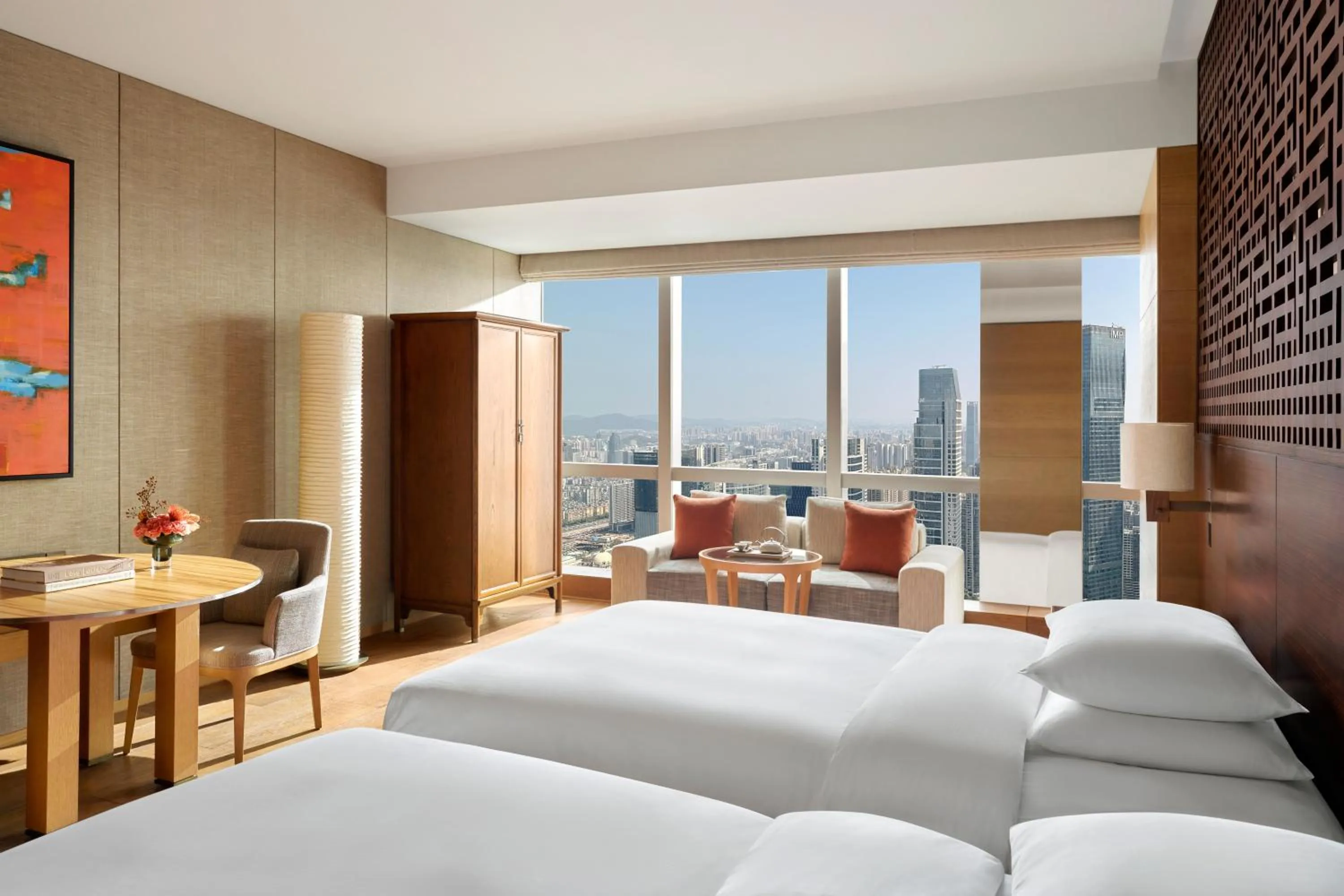 2 Double Beds Park View in Park Hyatt Guangzhou