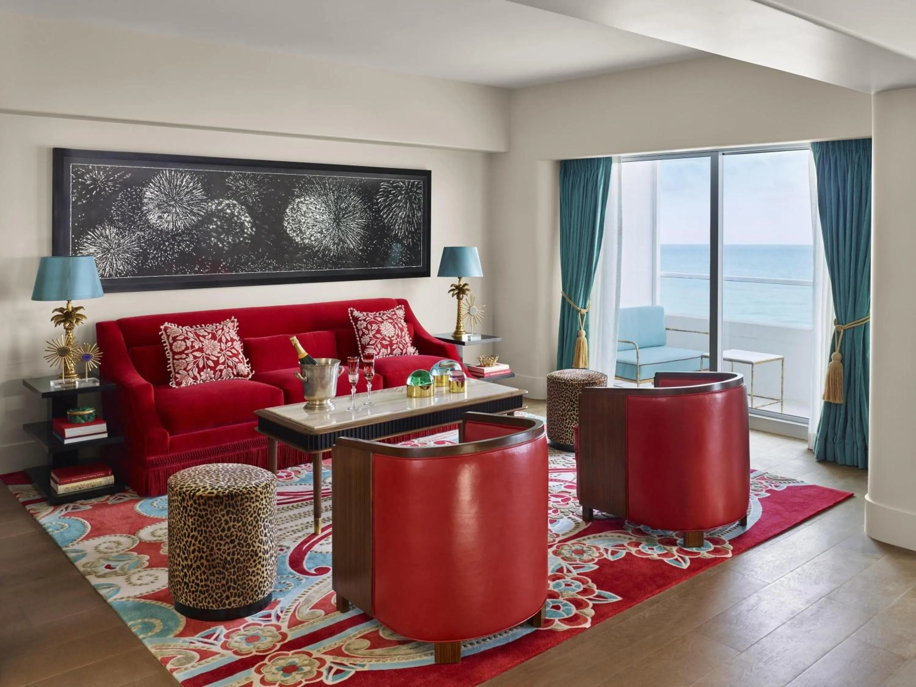 Corner Junior King Suite - Wheelchair Accessible/Oceanfront View in Faena Hotel Miami Beach