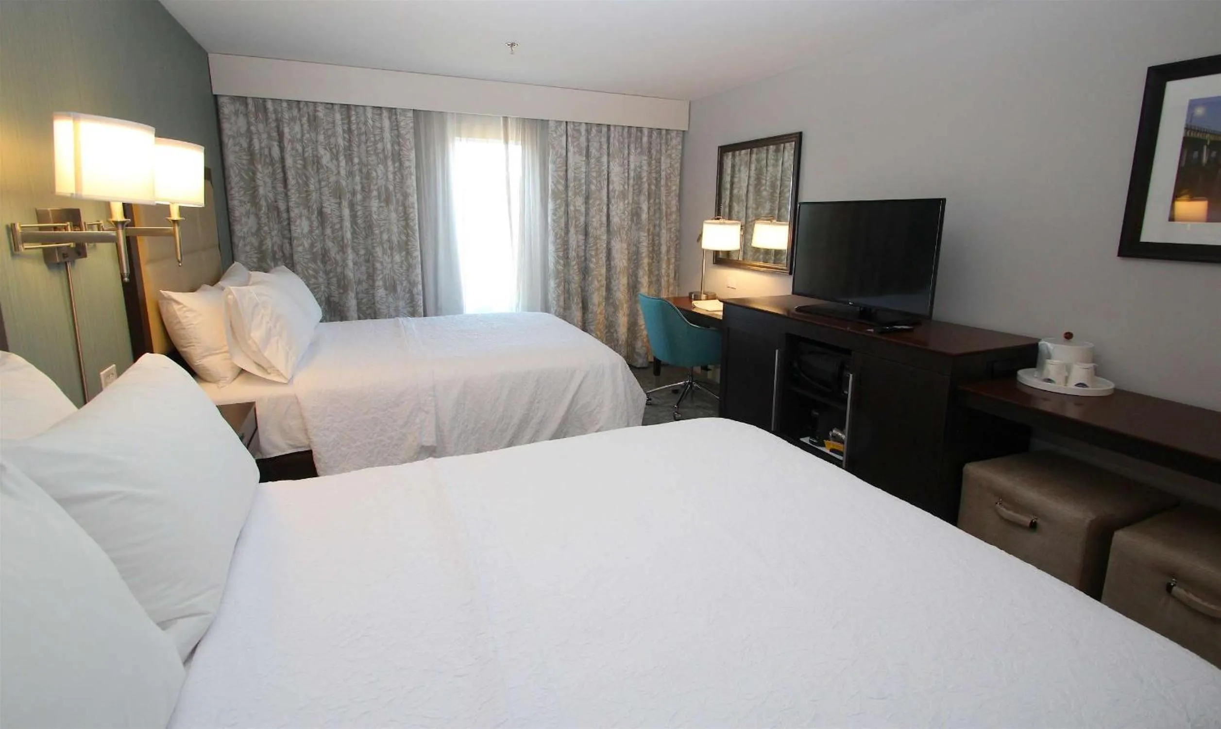Queen Room with Two Queen Beds - Hearing Access/Non-Smoking in Hampton Inn- Suffolk