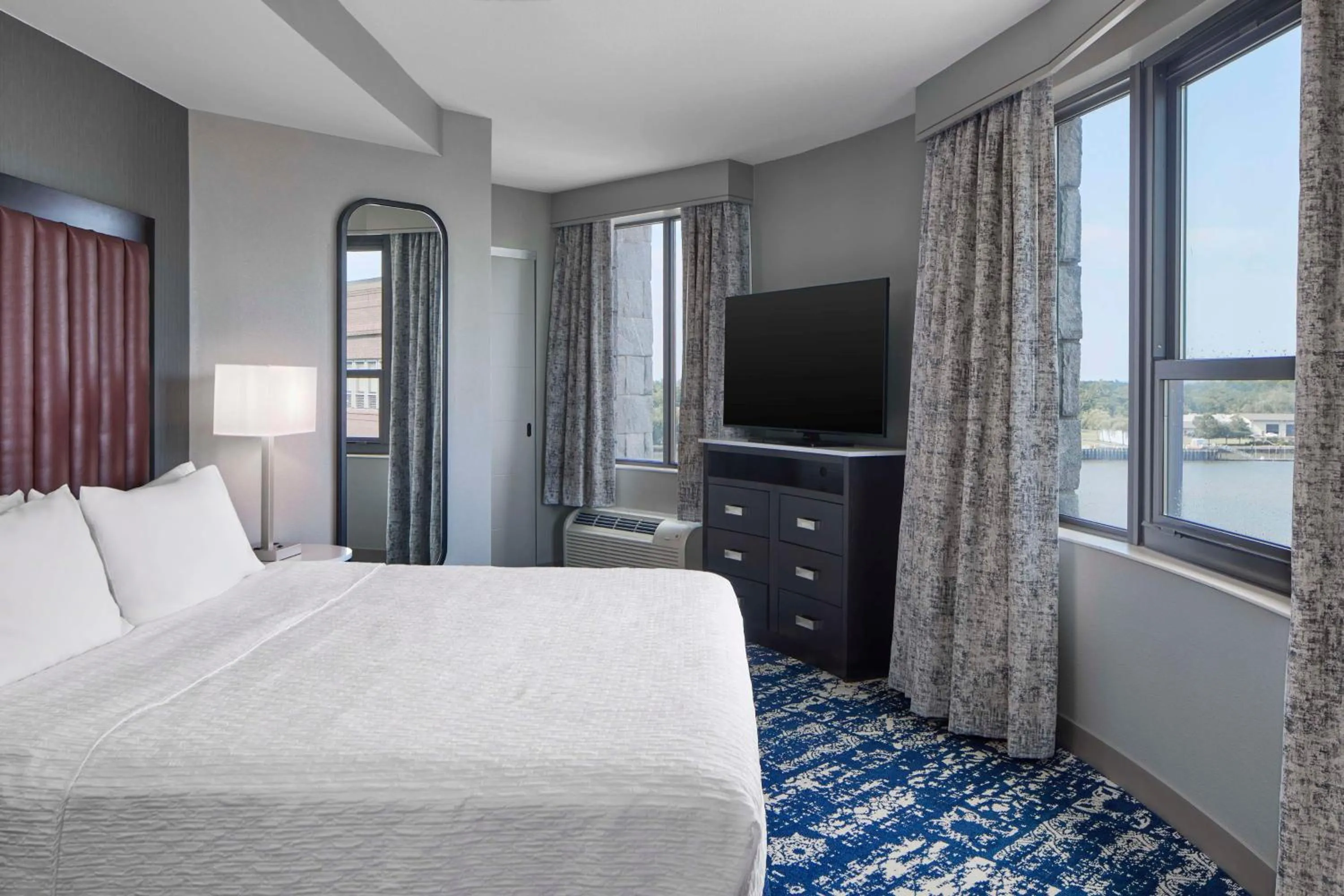 King Suite with River View  in Homewood Suites Savannah Historic District/Riverfront