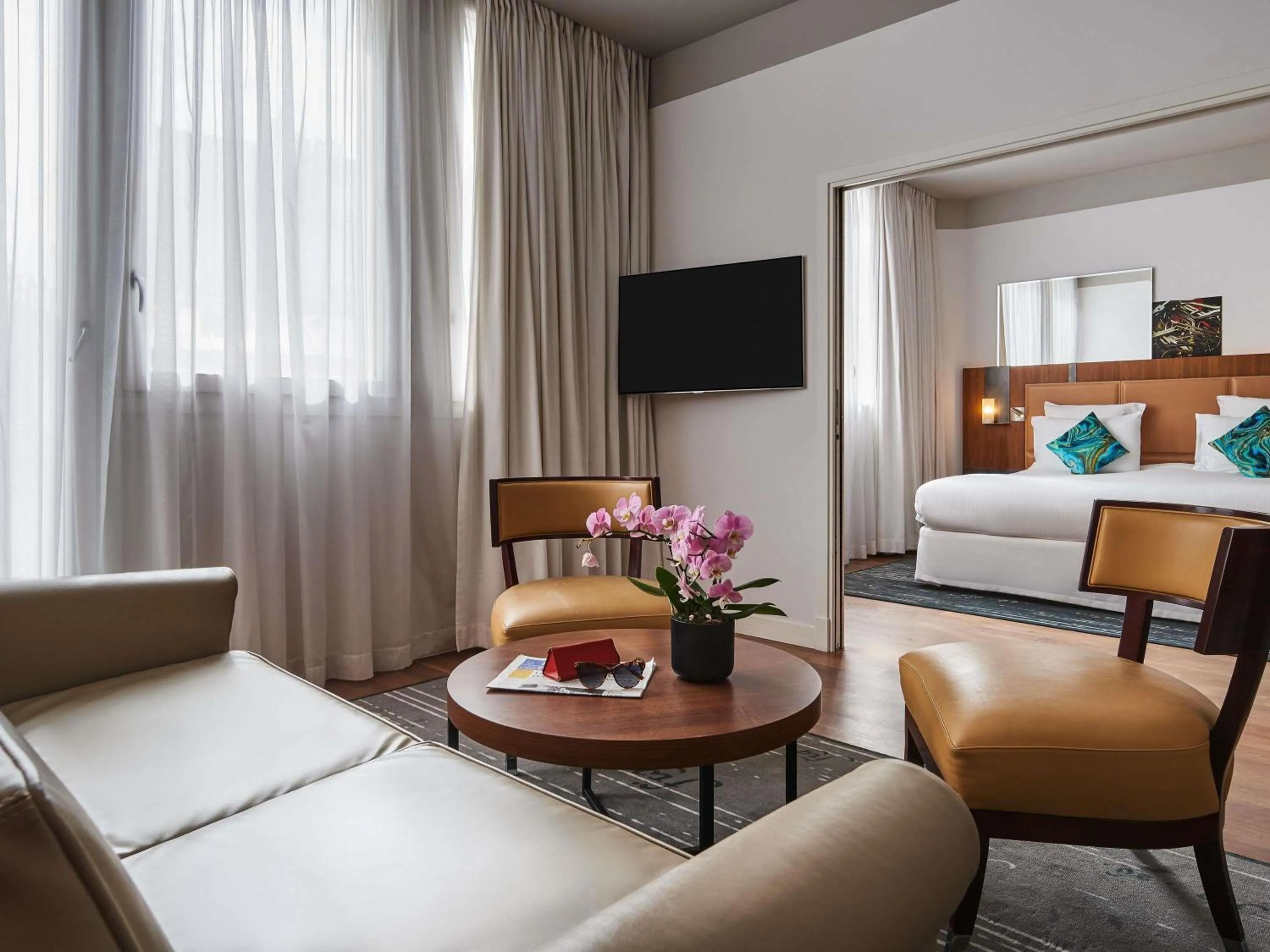 Deluxe Suite with One King Bed and Terrace in Boutet Bastille Hotel Paris - MGallery Collection