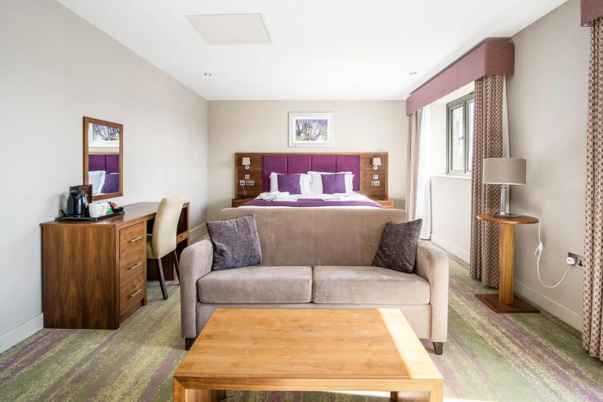 Grand Double Room with Golf View in Cotswolds Hotel & Spa
