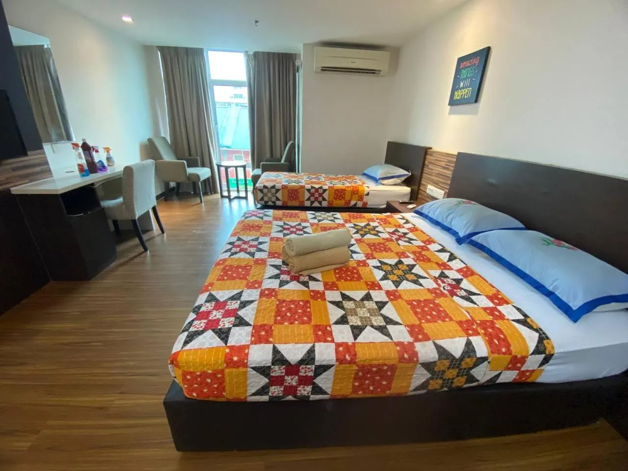 Triple Room with Bathroom in Cyber Studio Apartment