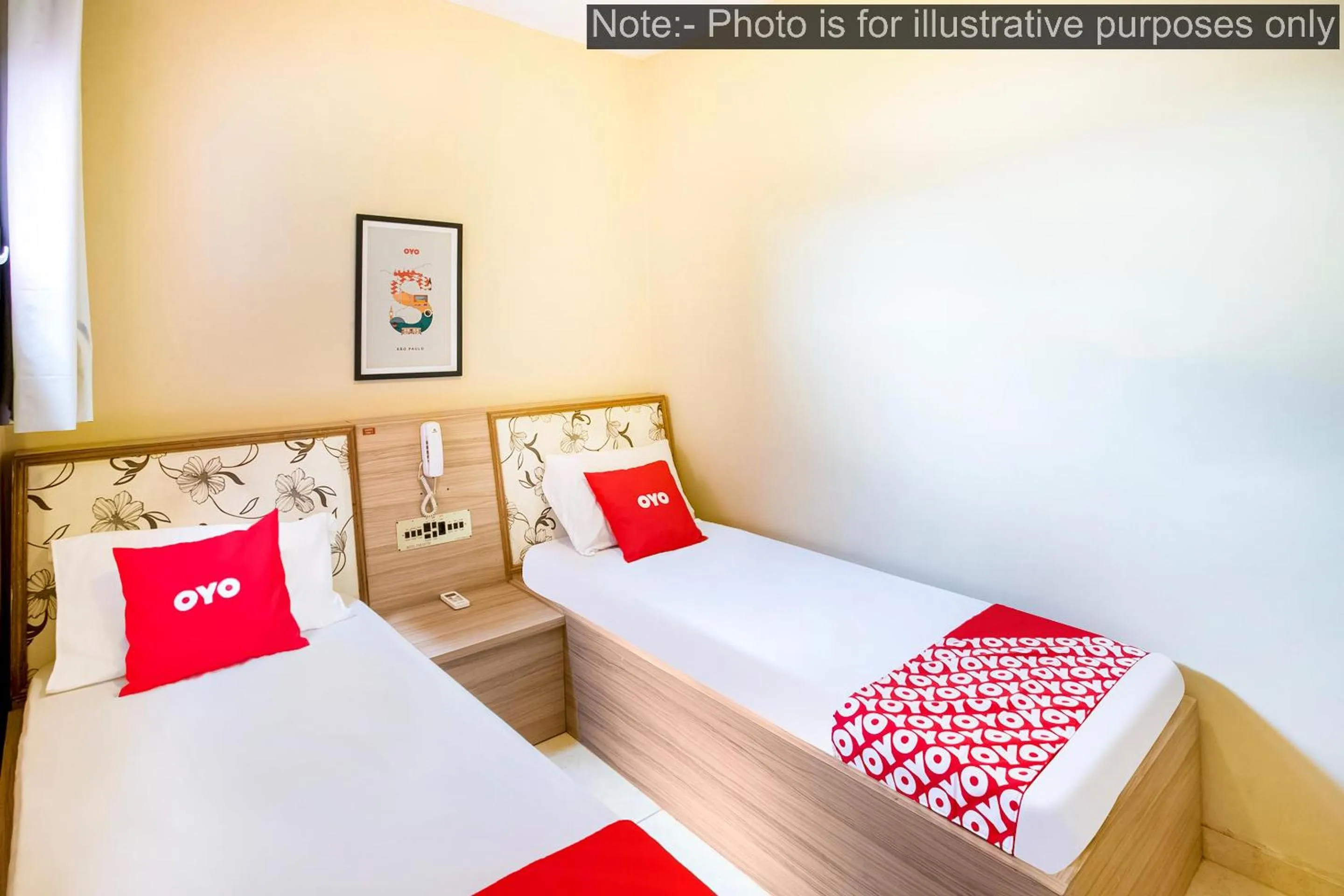 Twin Room in OYO Hotel Itarantim, São Paulo