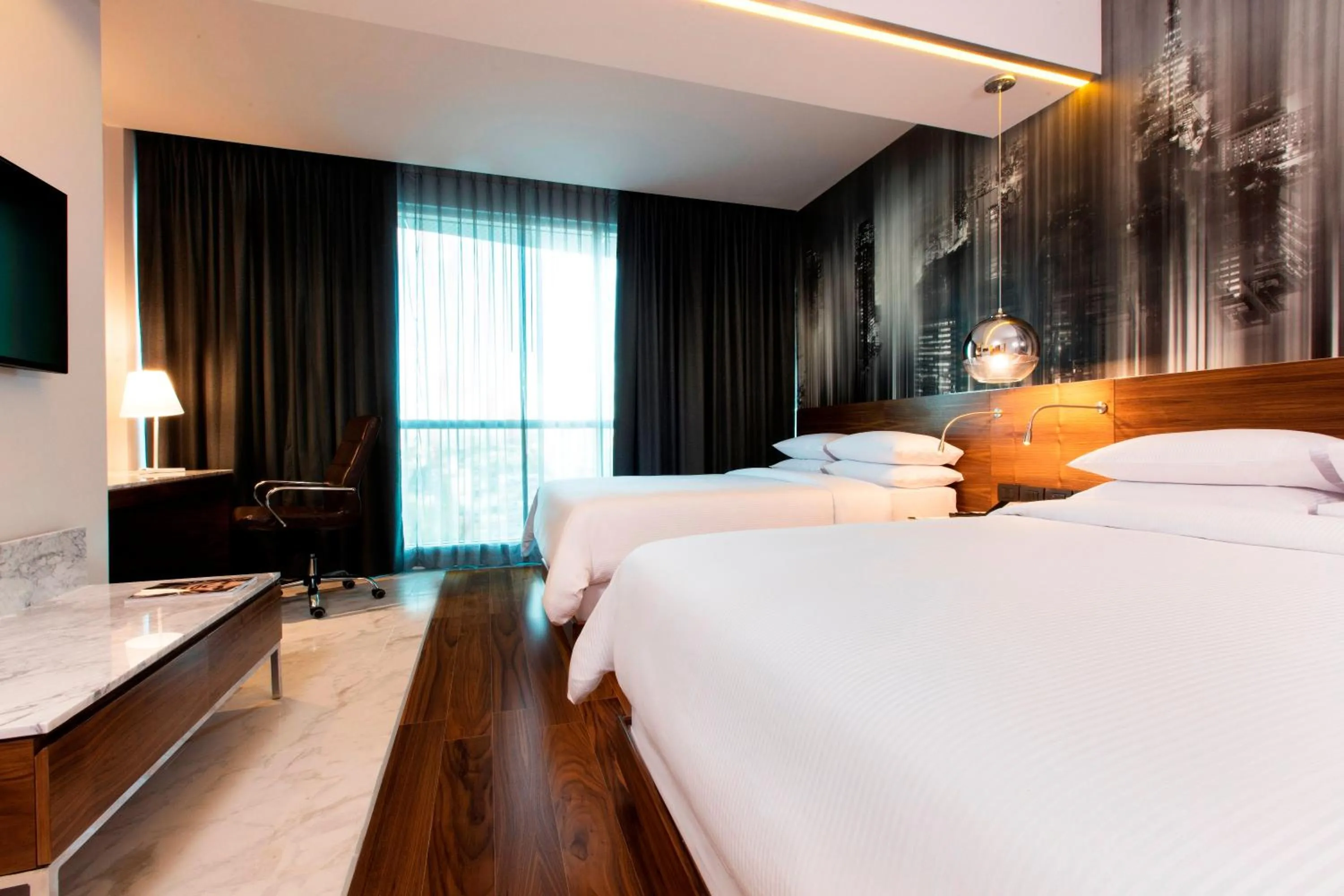 Standard Queen Room with Two Double Beds in Krystal Urban Guadalajara
