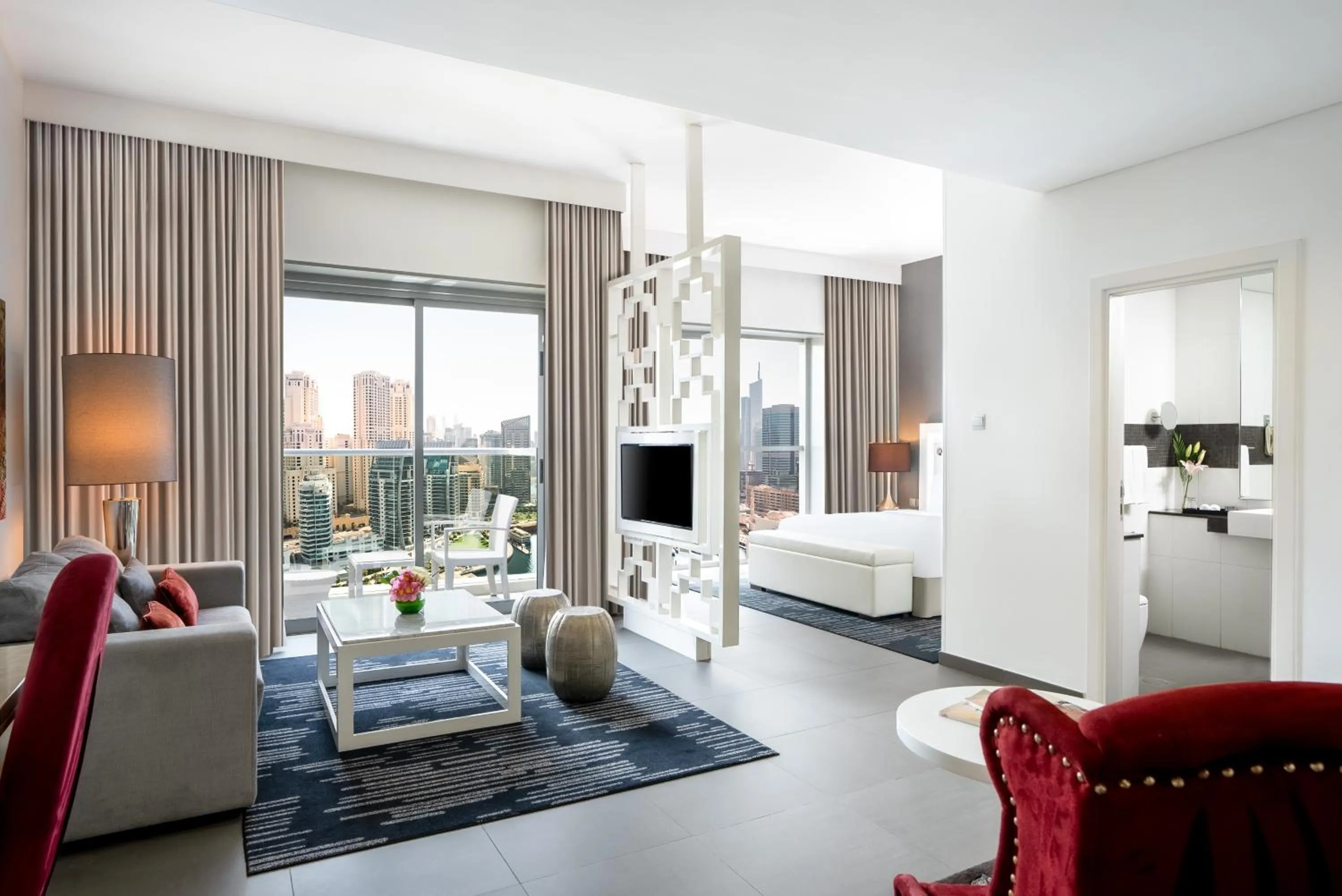 Grand Suite Balcony Marina View in The First Collection Dubai Marina