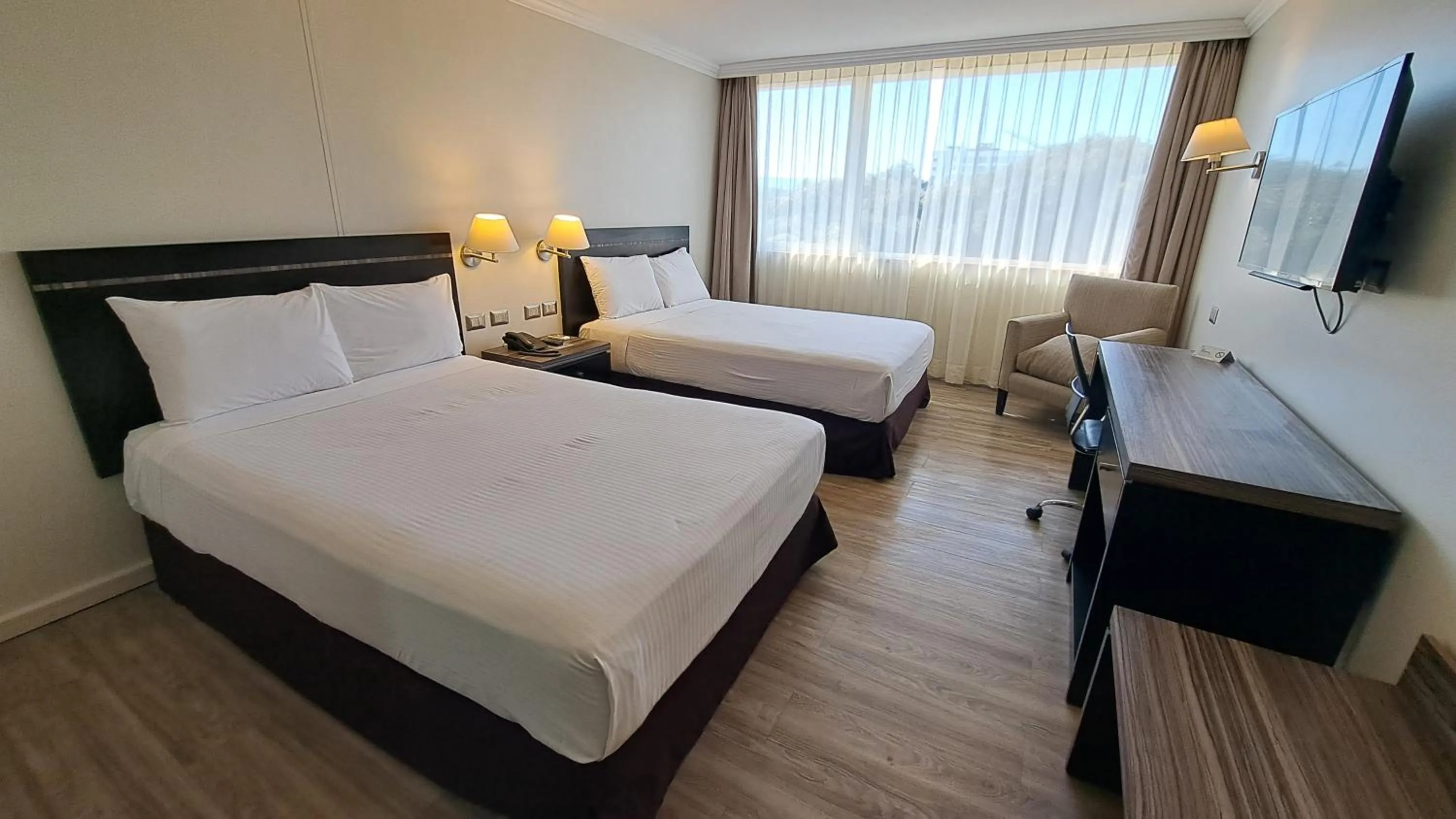 Twin Room with Partial Sea View - single occupancy in Hotel Diego de Almagro La Serena