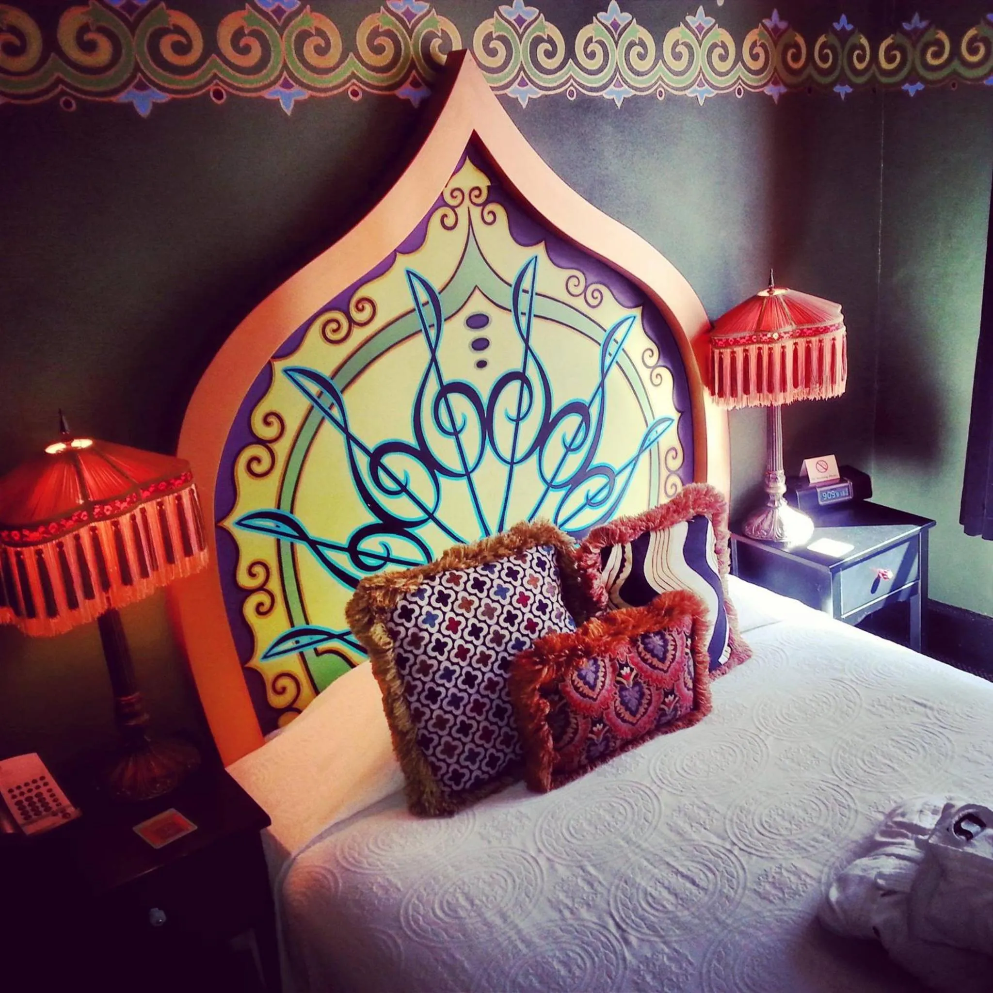 Queen Room with Shared Bathroom in McMenamins Crystal Hotel