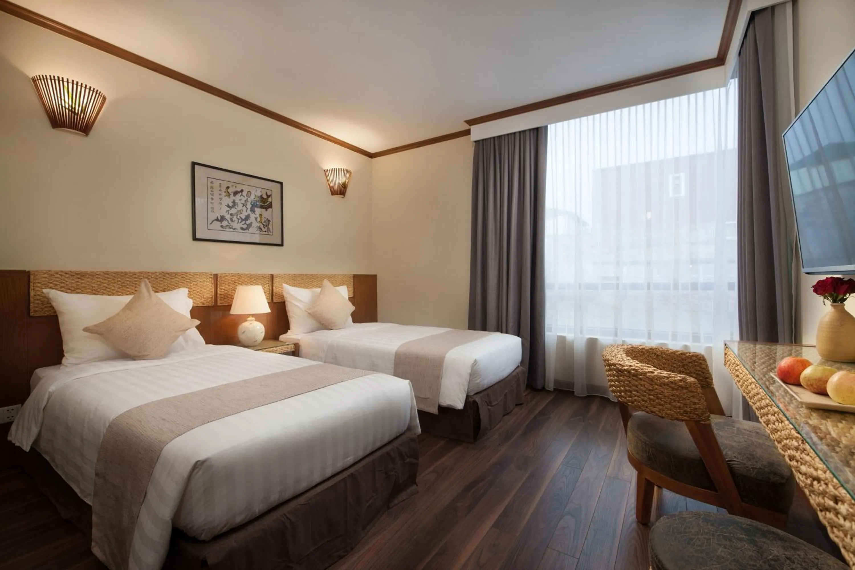 Deluxe Triple Room (3 Singles or 1 Double + 1 Single) in MK Premier Boutique Hotel