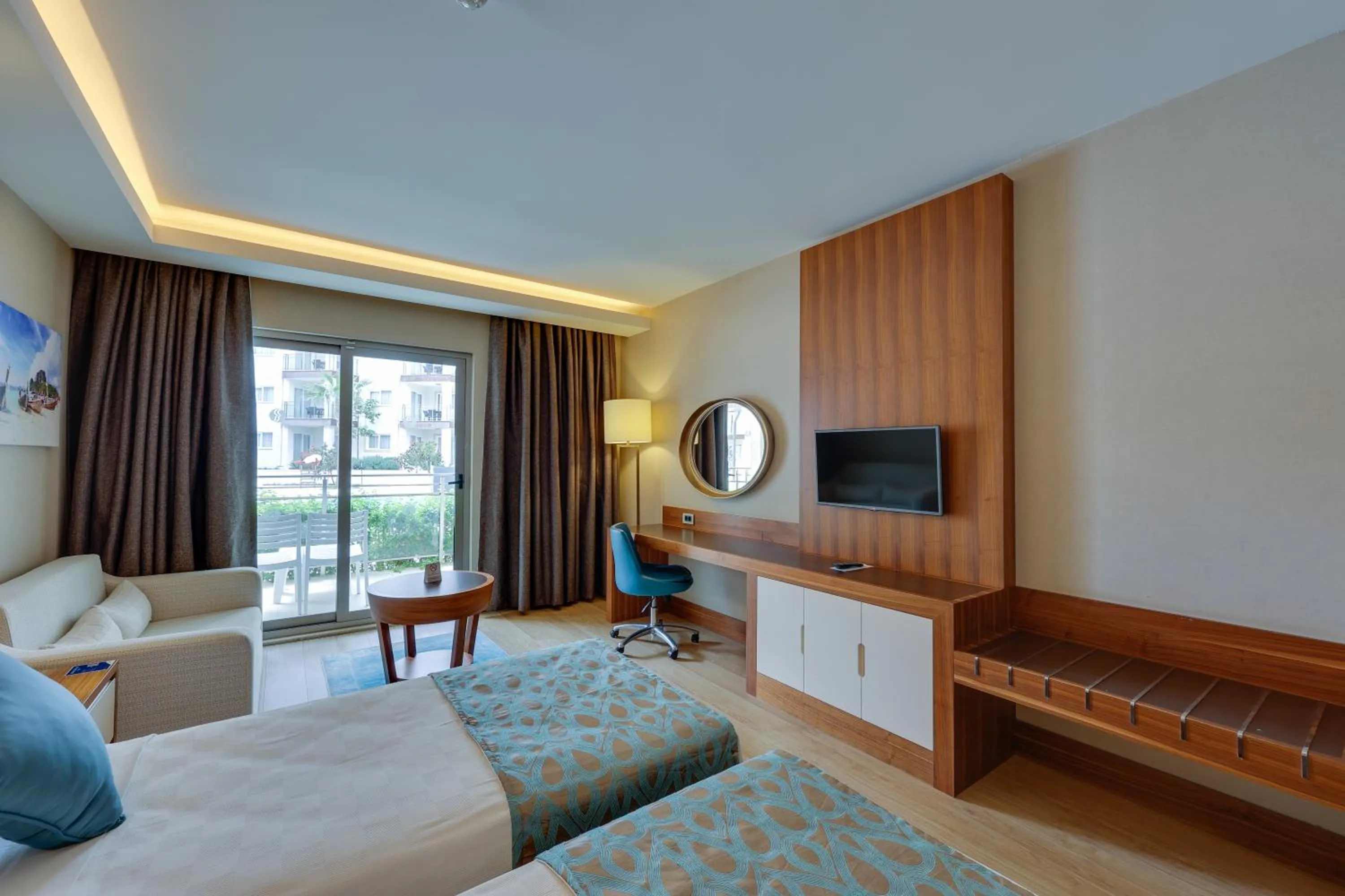 Twin Room with Two Twin Beds in Ramada Hotel & Suites by Wyndham Kusadasi