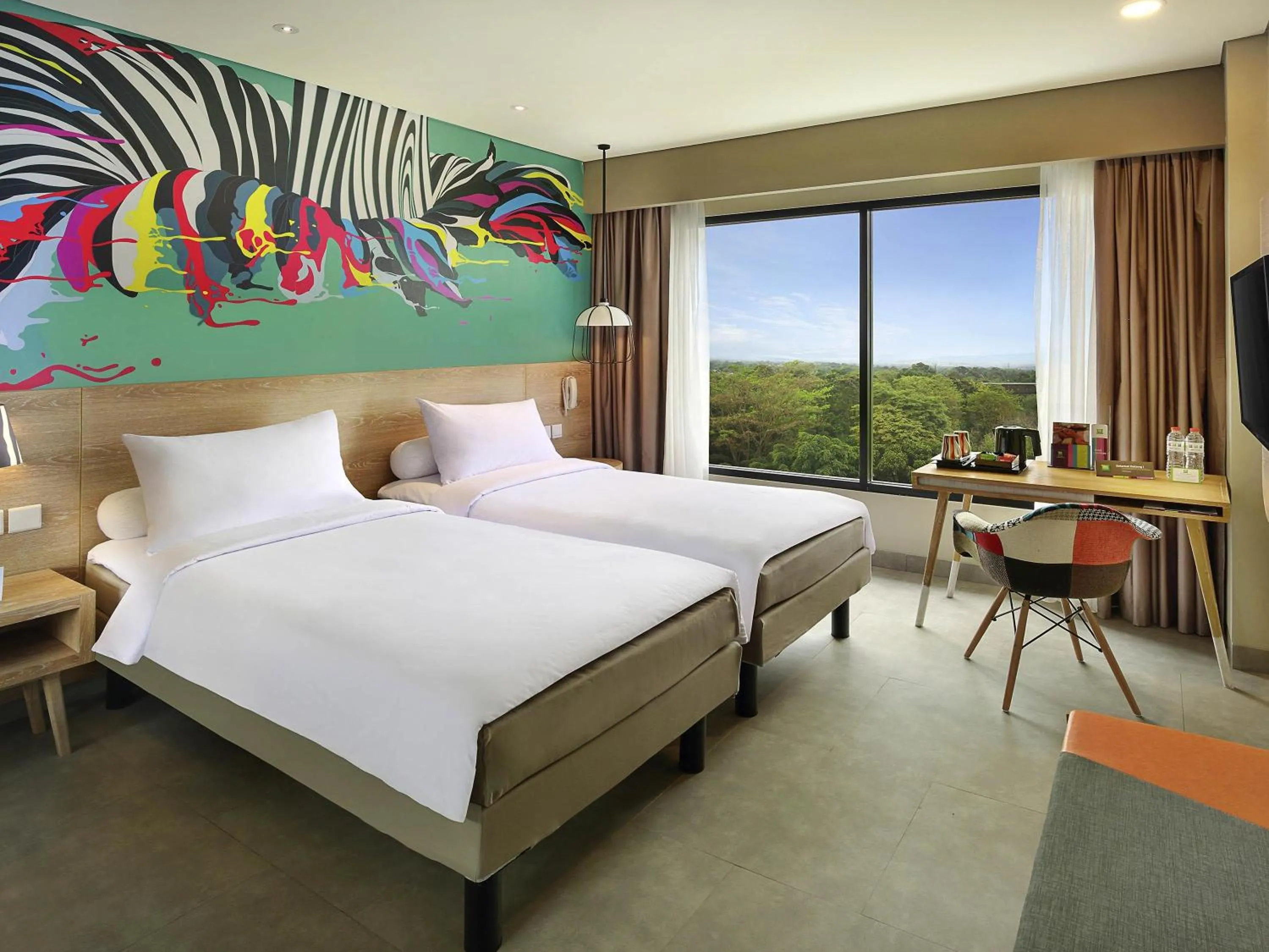 Deluxe Twin Room with Golf View in Ibis Styles Bogor Raya