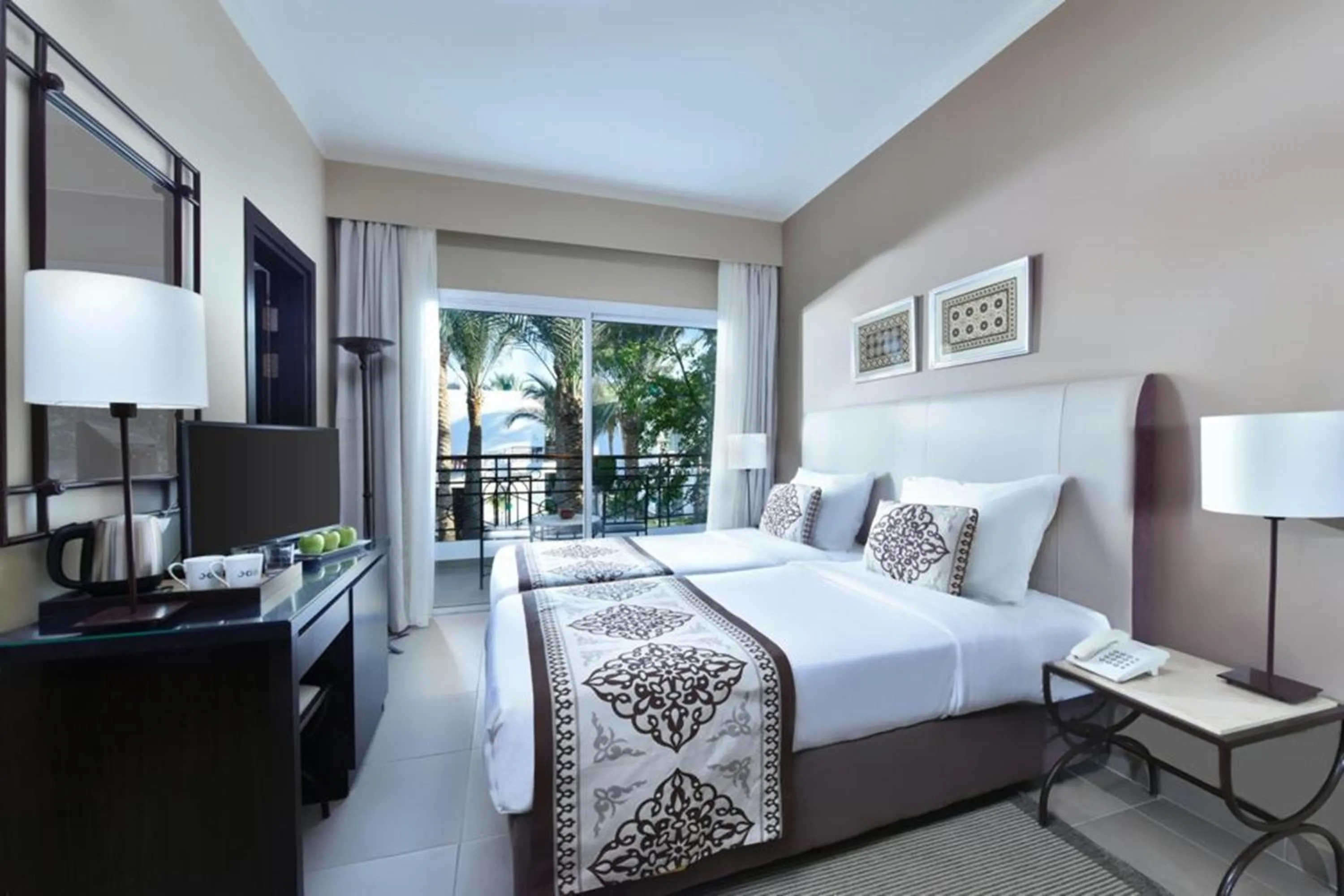 Standard Queen or Twin Bed Garden View in JAZ Fanara Resort