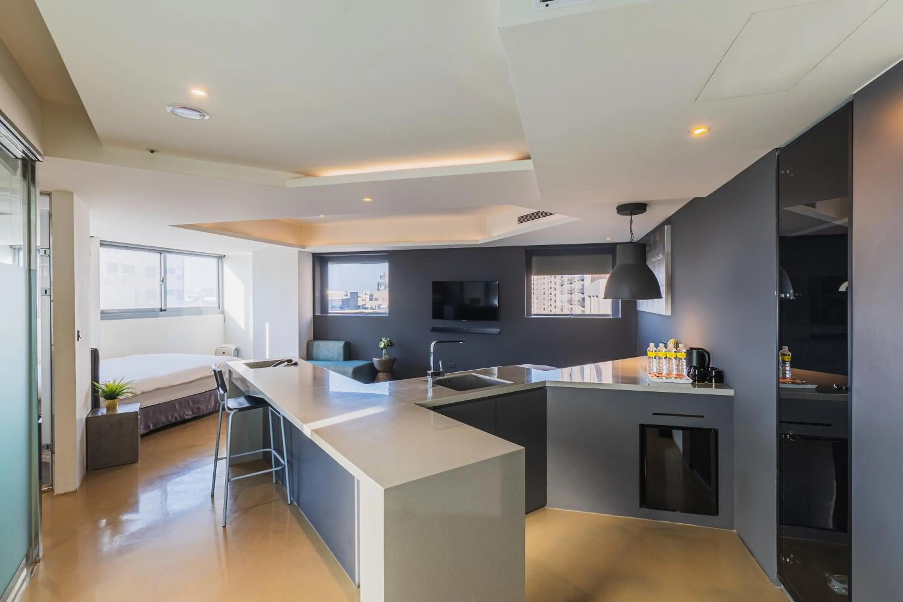 Deluxe Quadruple Room in CHECK inn Taichung Liming