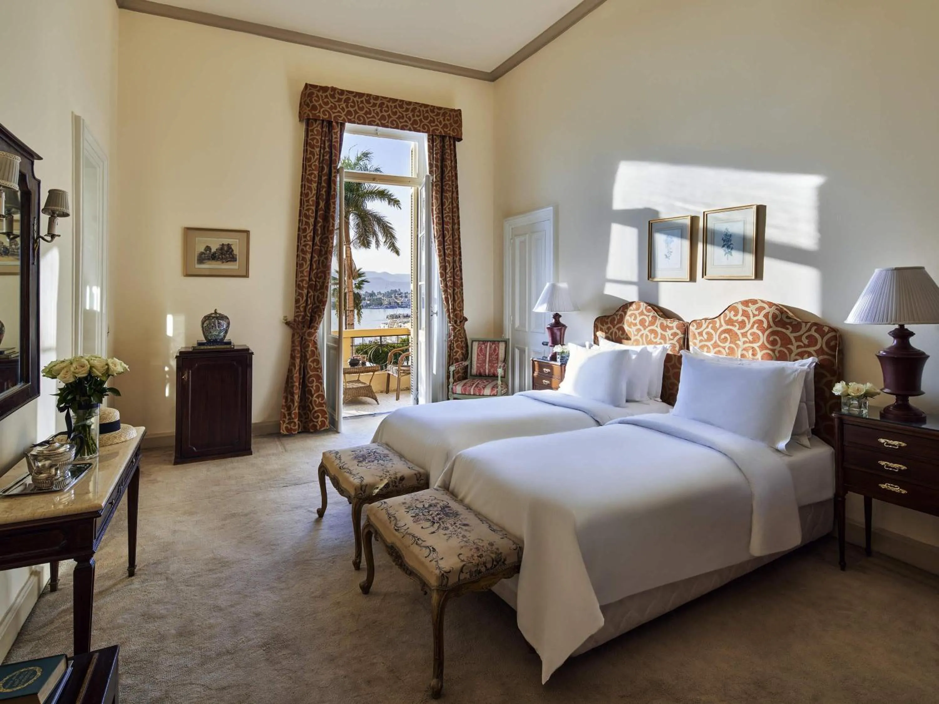 Superior Twin Room with Nile View in Sofitel Winter Palace Luxor