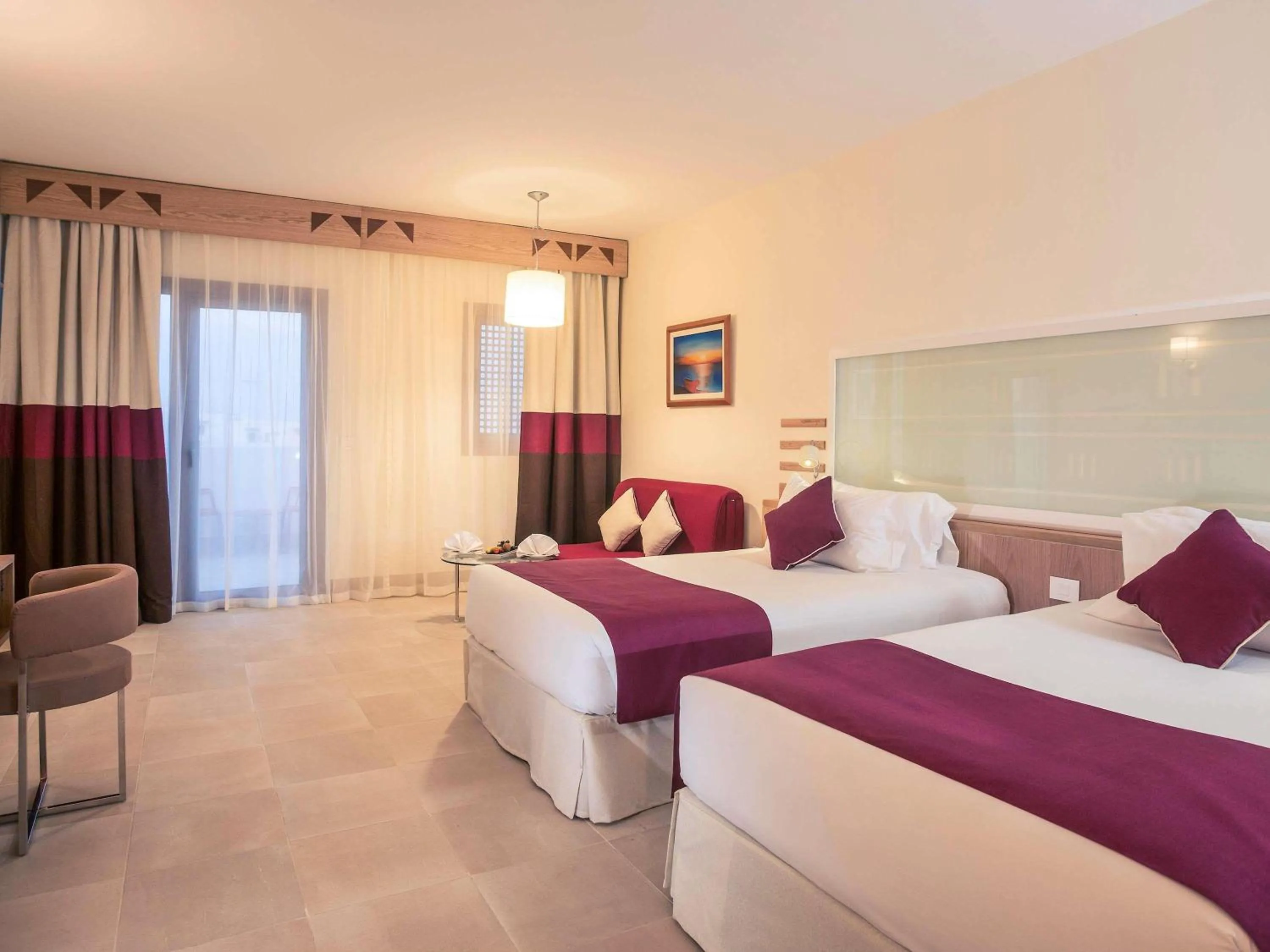 Superior Twin Room with Pool View in Mercure Hurghada Hotel