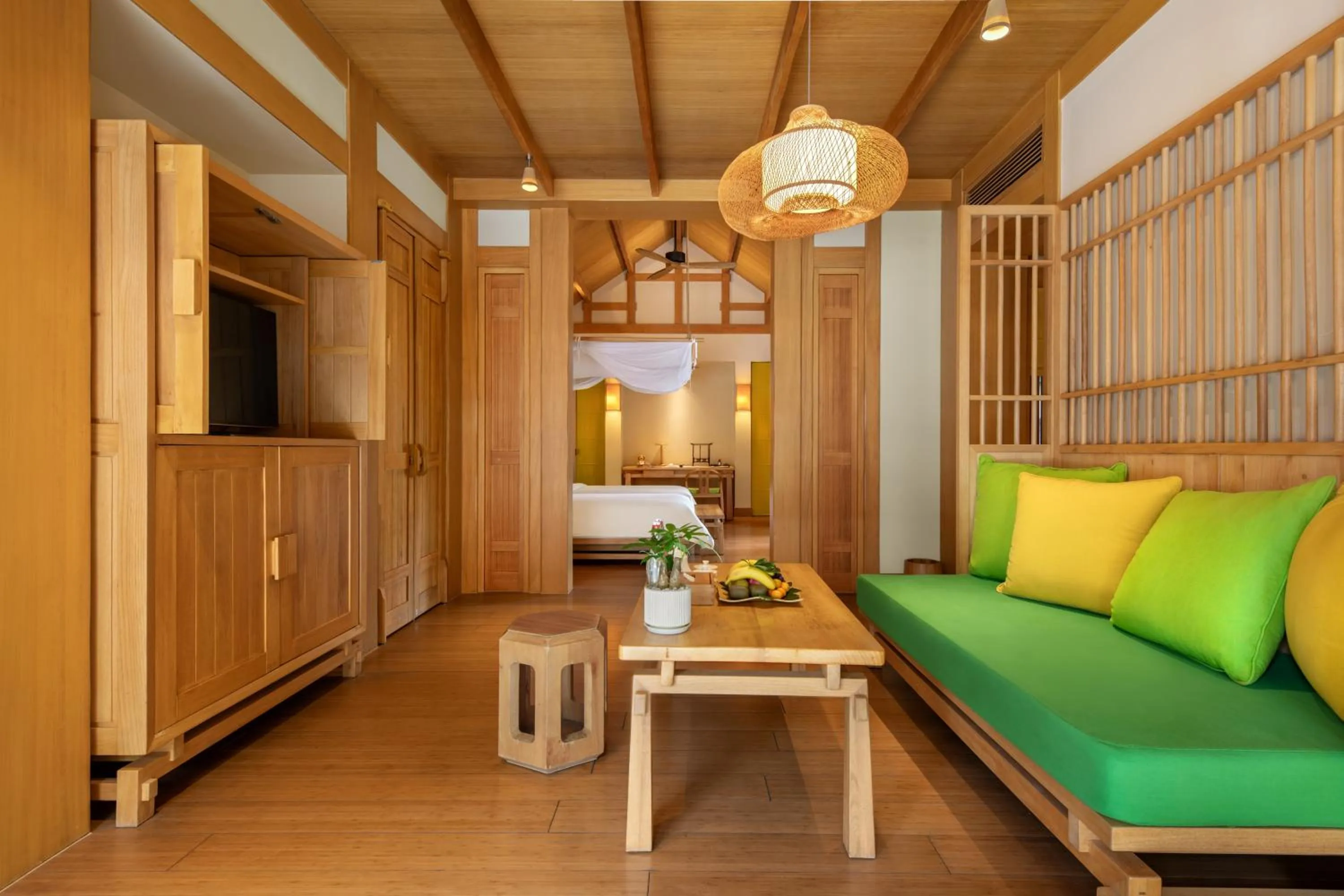 Courtyard Hot Spring Suite in Six Senses Qing Cheng Mountain