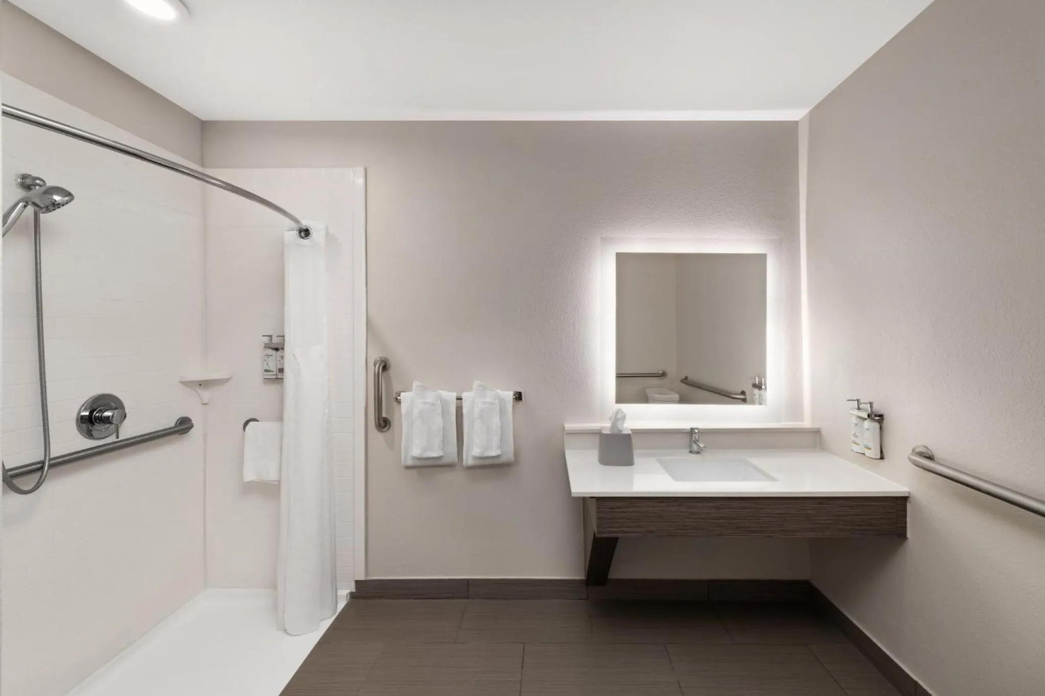 King Room - Hearing Accessible - Roll-in Shower in Holiday Inn Express & Suites Boynton Beach West by IHG
