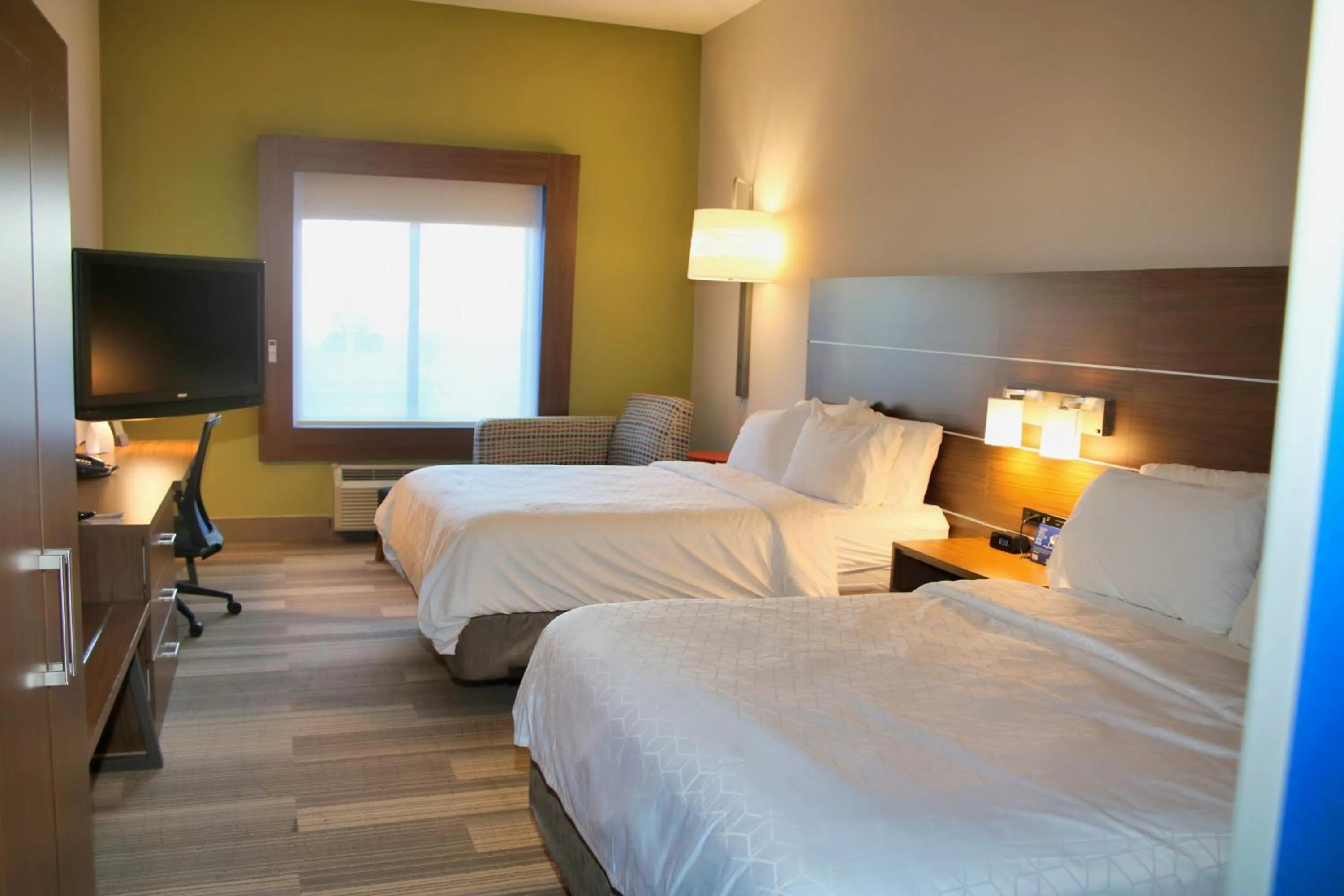 Standard Queen Room with Two Queen Beds and Accessible Roll-In Shower in Holiday Inn Express by IHG