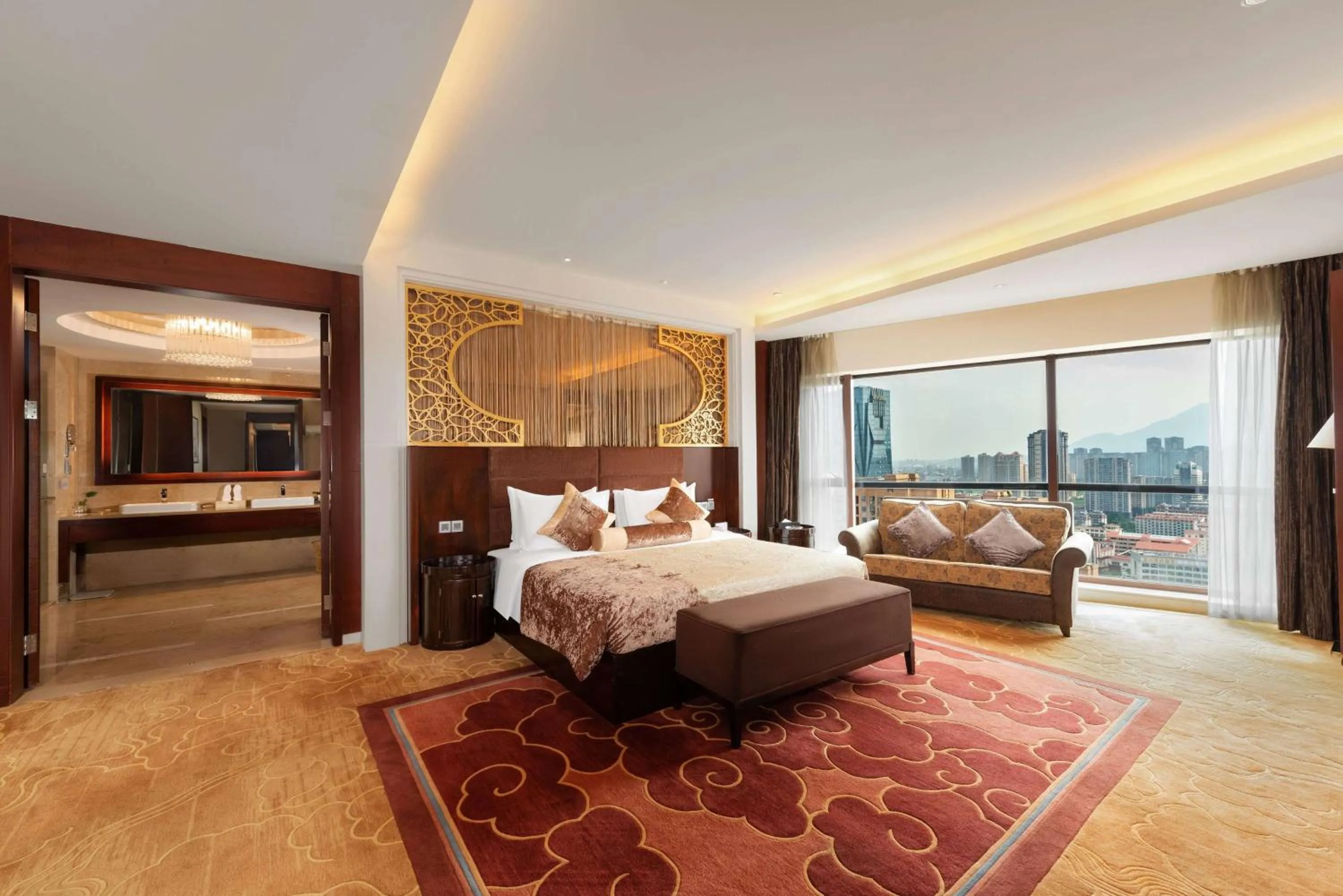 President Suite with Two King Beds in Wyndham Putian Downtown