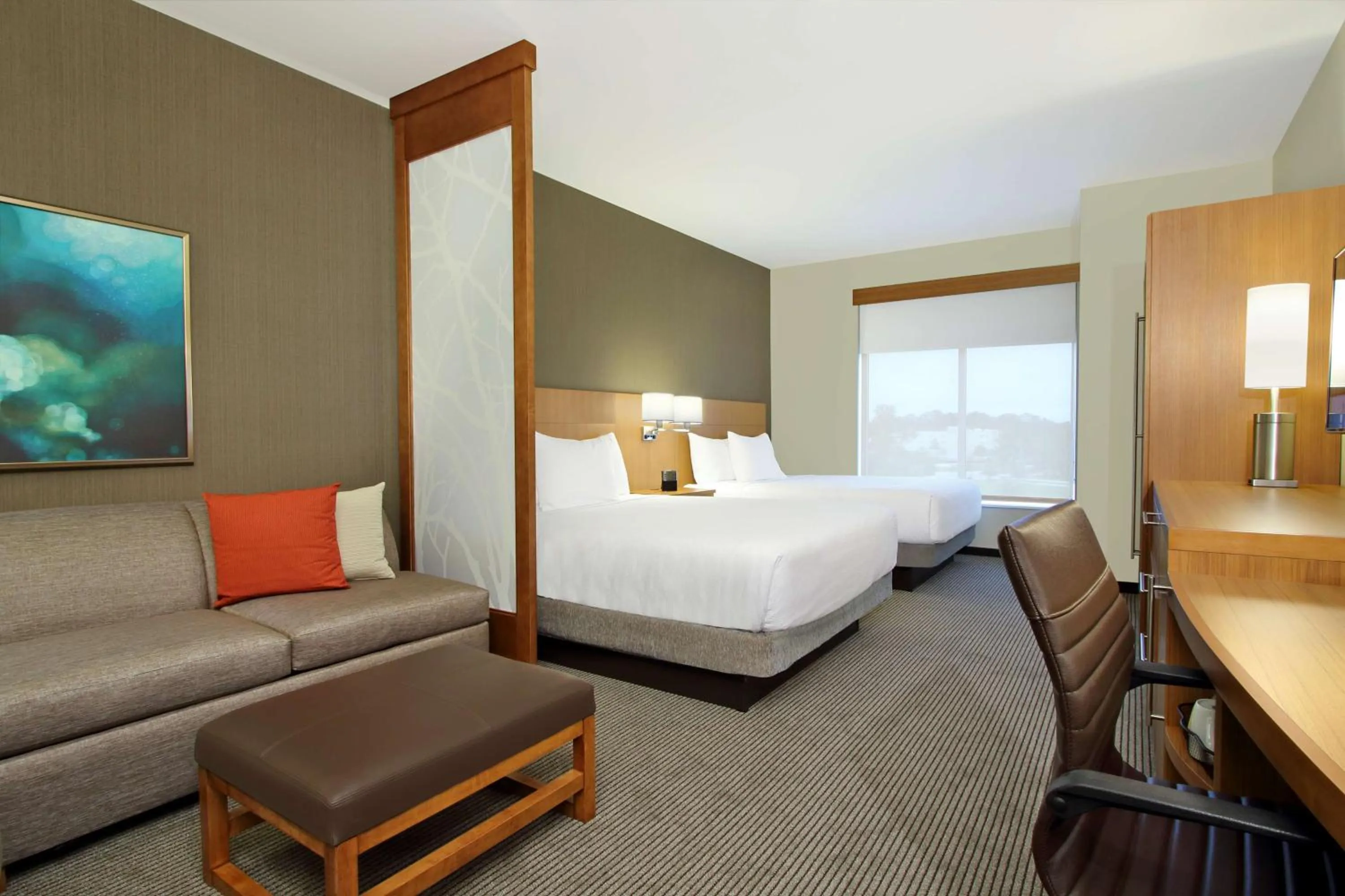 Queen Room with Two Queen Beds and Sofa Bed in Hyatt Place Houston/Katy