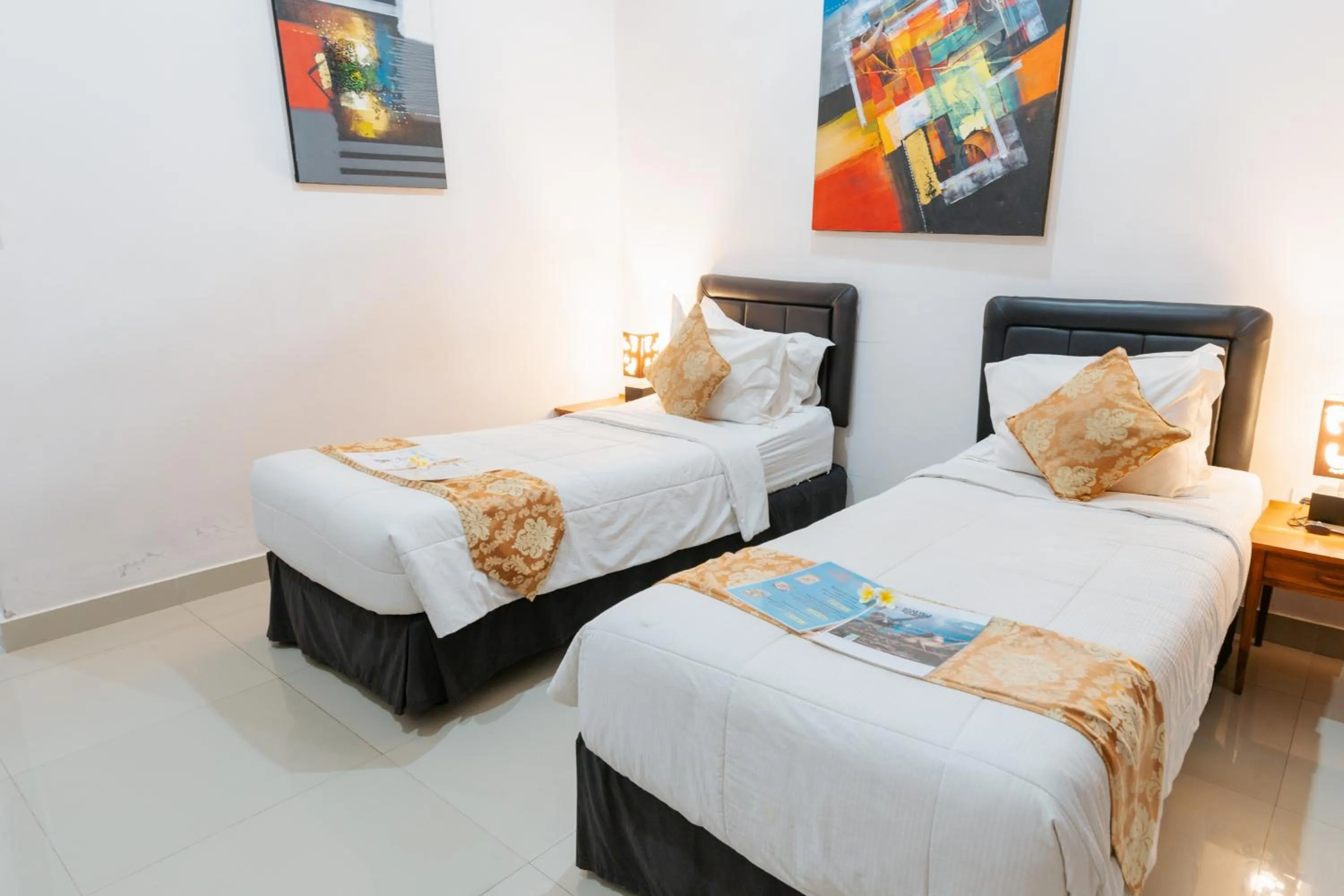 Deluxe Twin Room with Balcony and Garden View in Ocean Villa Dive Resort - Tulamben
