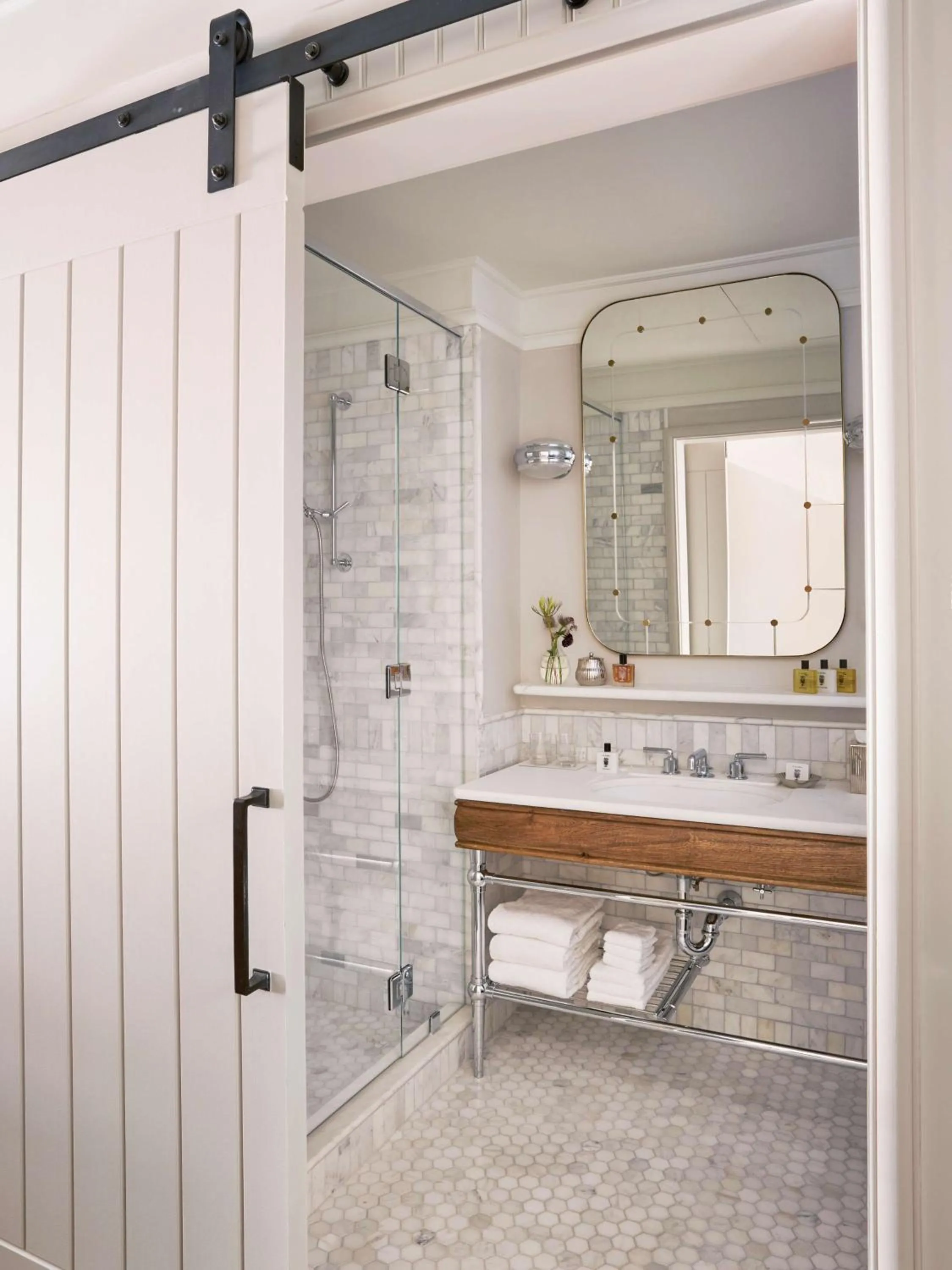 Queen Room with Two Queen Beds and Accessible Tub in The Beekman, A Thompson Hotel, by Hyatt
