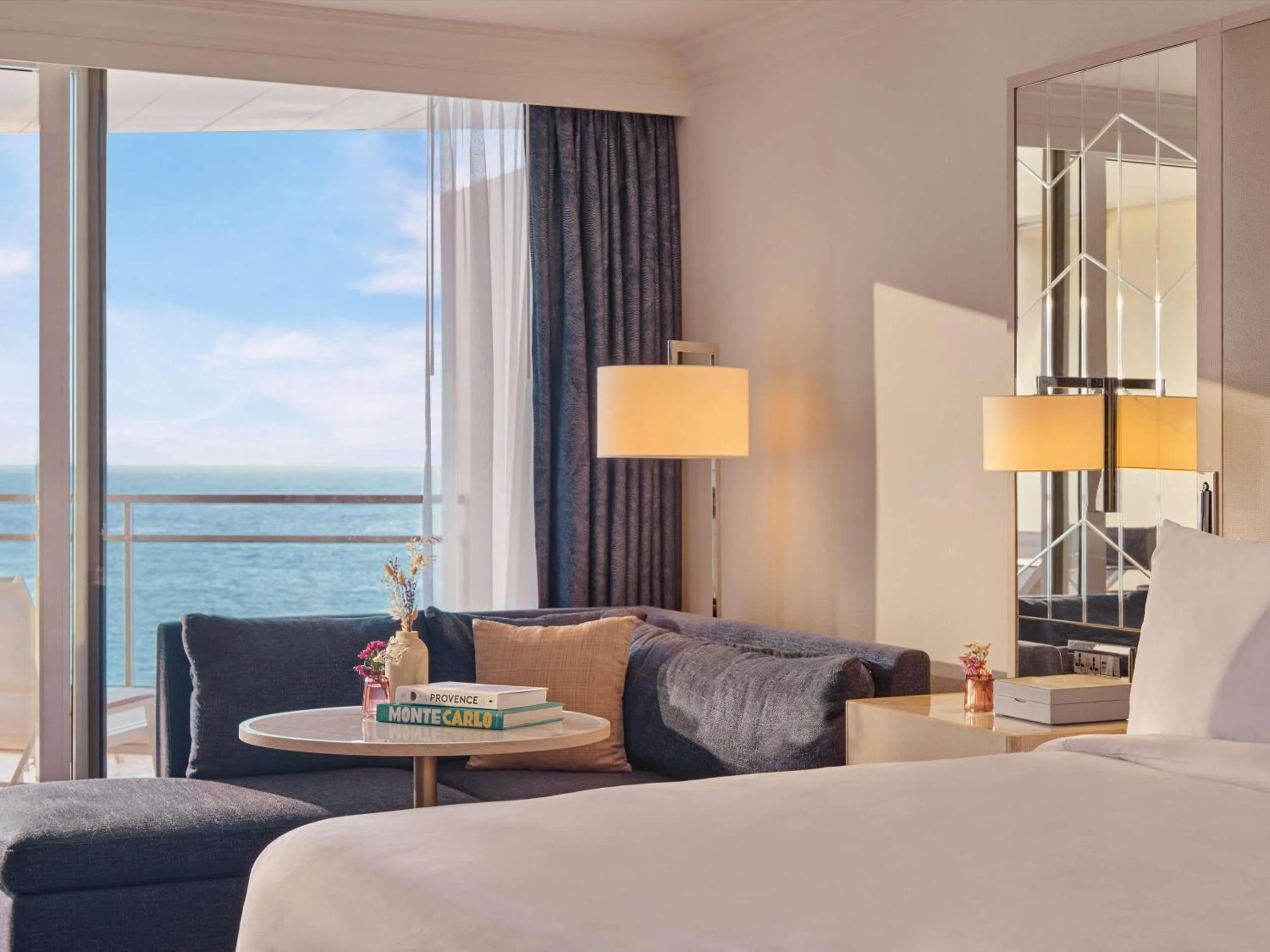 Signature Sea view room 1 King bed in Fairmont Monte Carlo