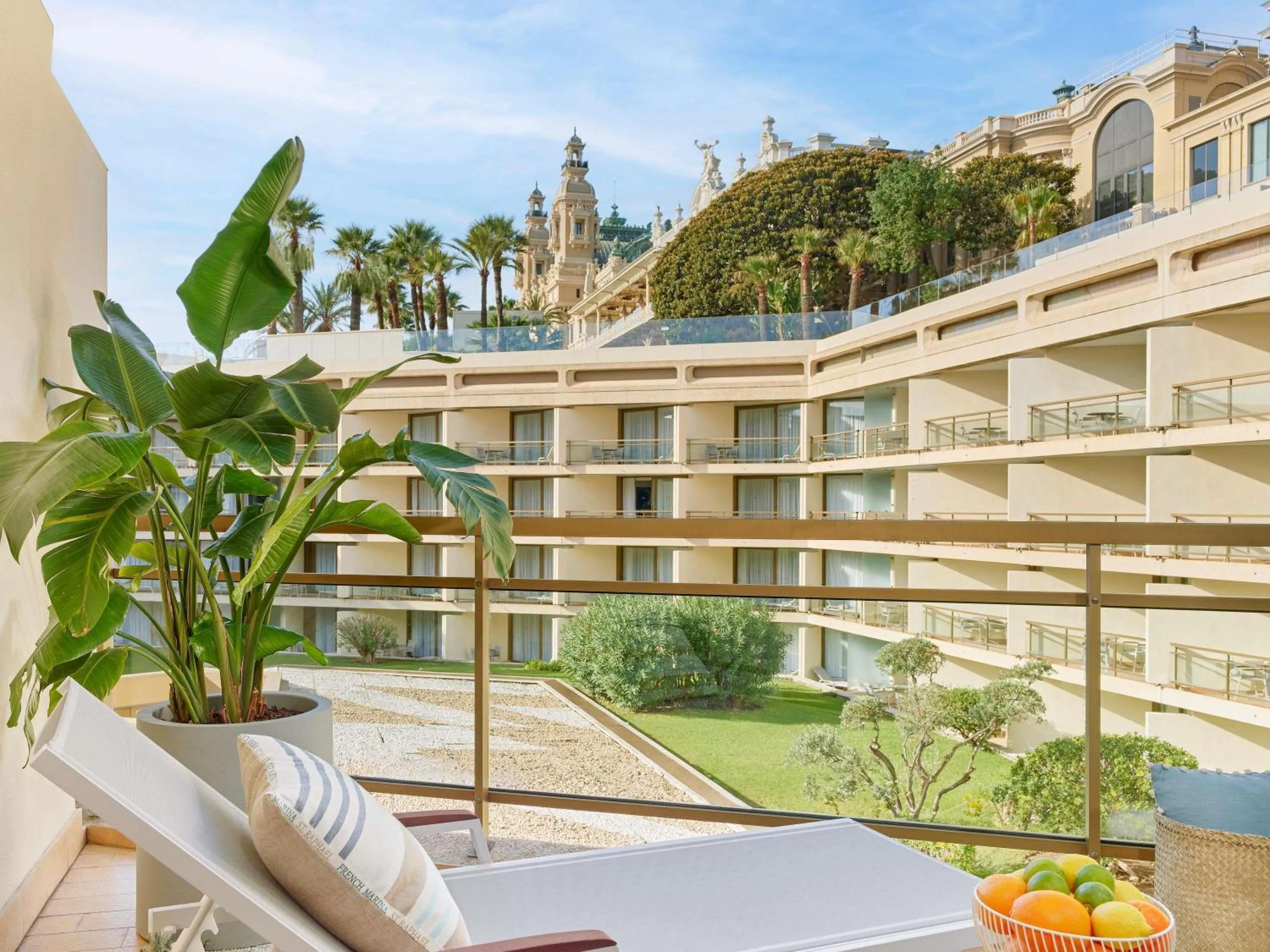 Junior Suite with Two Double Beds and Garden View in Fairmont Monte Carlo