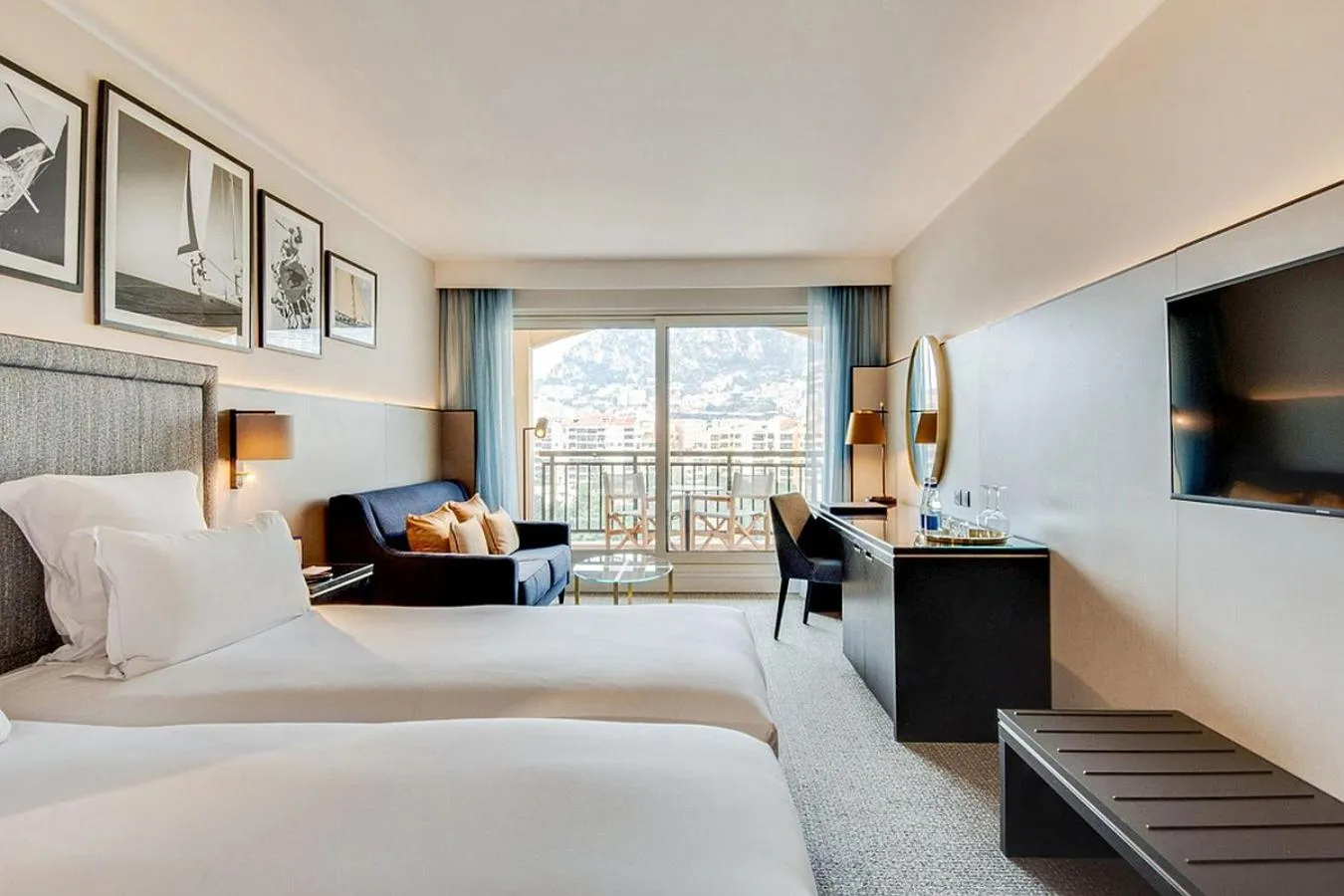 Deluxe Twin Room with Sofa bed in Columbus Hotel Monte-Carlo, Curio Collection by Hilton