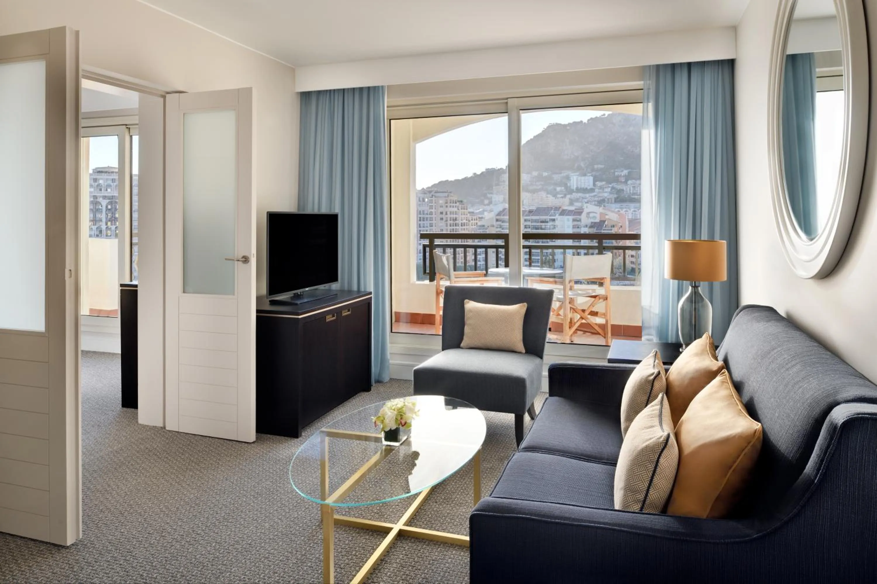 King Suite with Balcony in Columbus Hotel Monte-Carlo, Curio Collection by Hilton