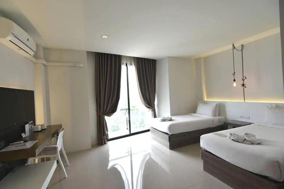 Superior Double Room with Two Double Beds in Hotel Chuan Chom The High Resort Saraburi - SHA Plus
