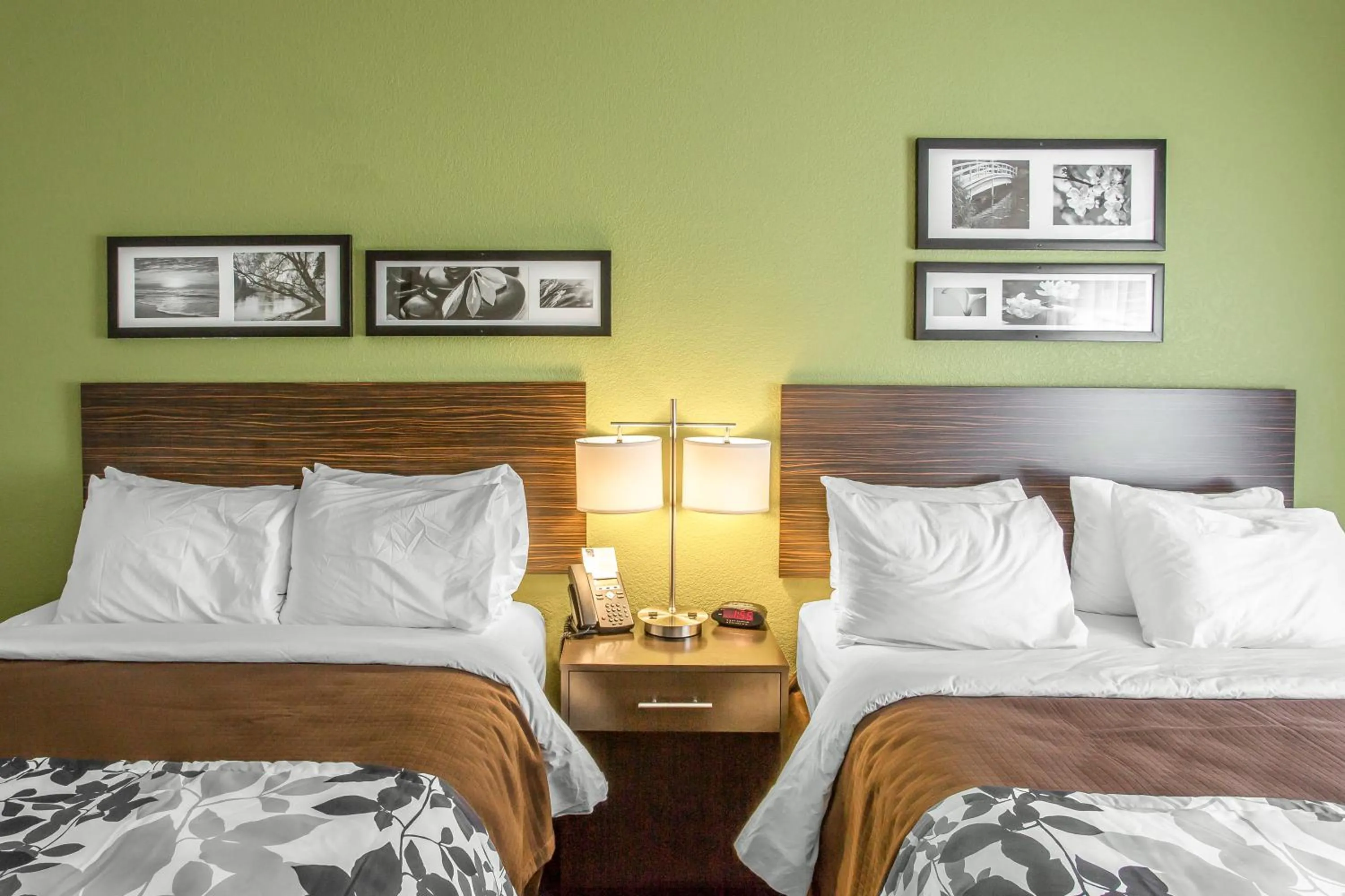 Queen Room with Two Queen Beds - Non-Smoking in Sleep Inn & Suites Dayton