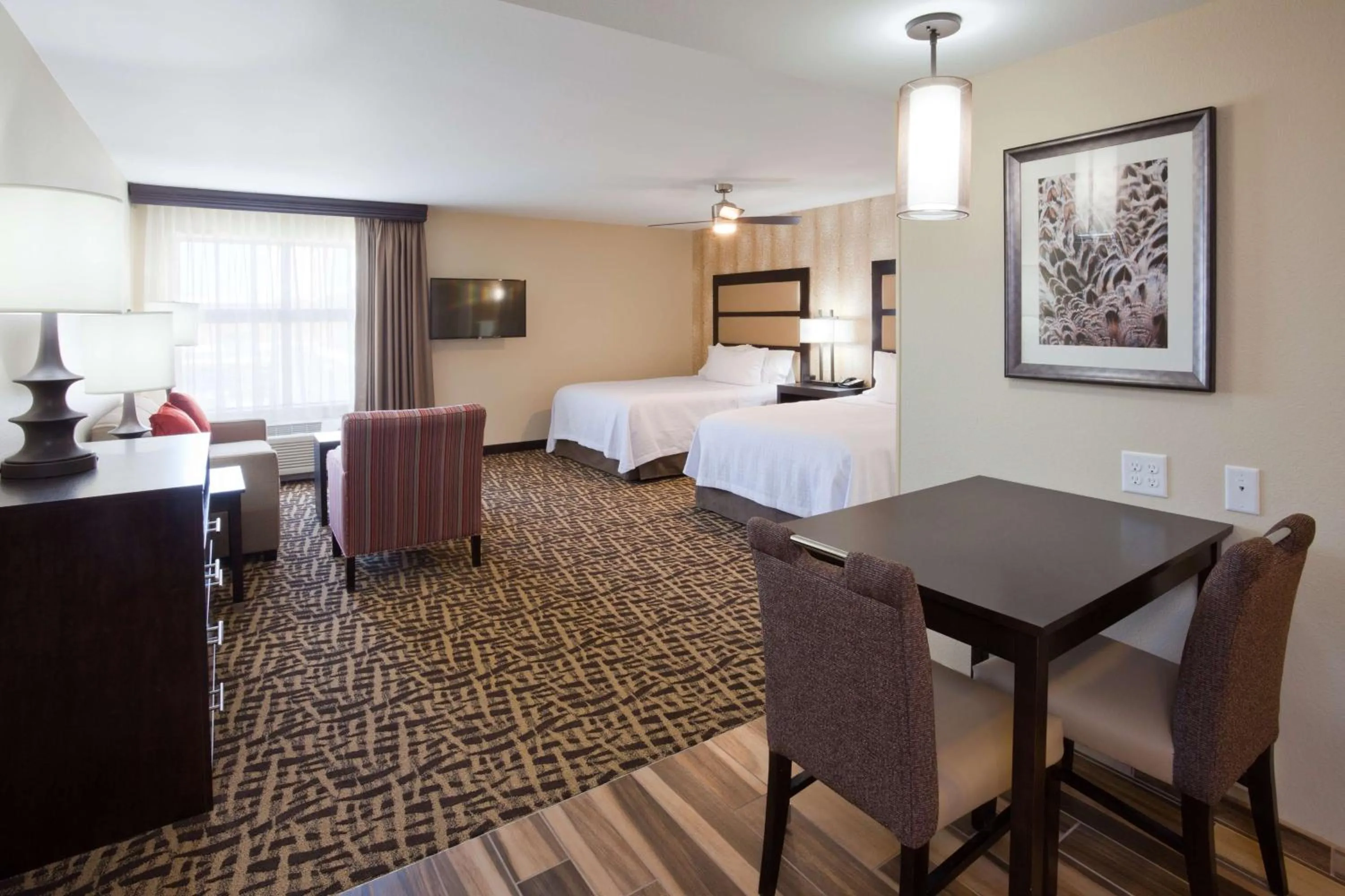 Queen Suite with Two Queen Beds - Hearing Access/Non-Smoking in Homewood Suites Davenport