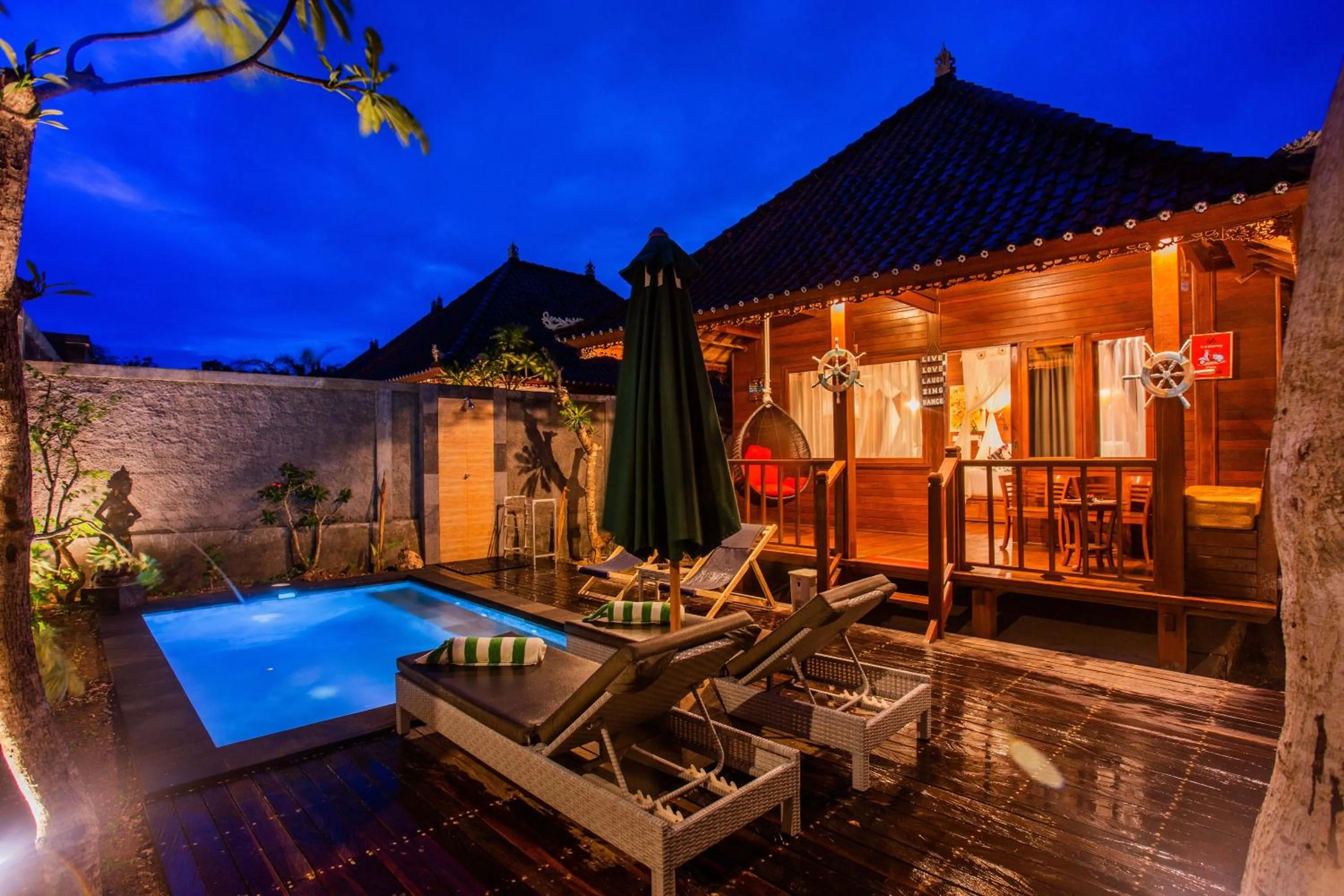 One-Bedroom Villa with Private Pool in Sunset Garden Nusa Lembongan