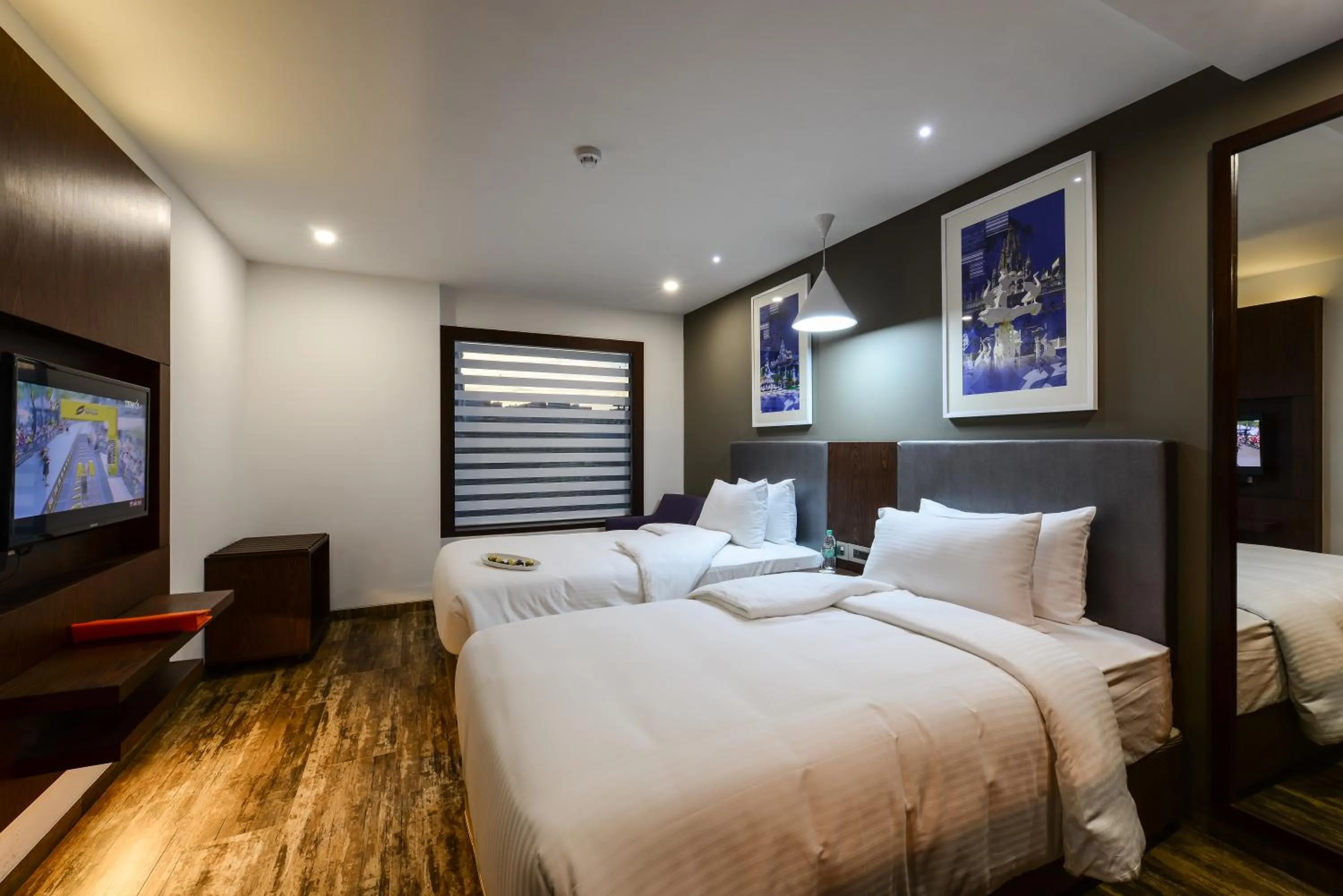 Twin Room with Two Twin Beds - Non-Smoking with 20% discount on F&B and Spa in Howard Johnson by Wyndham, Kolkata Airport