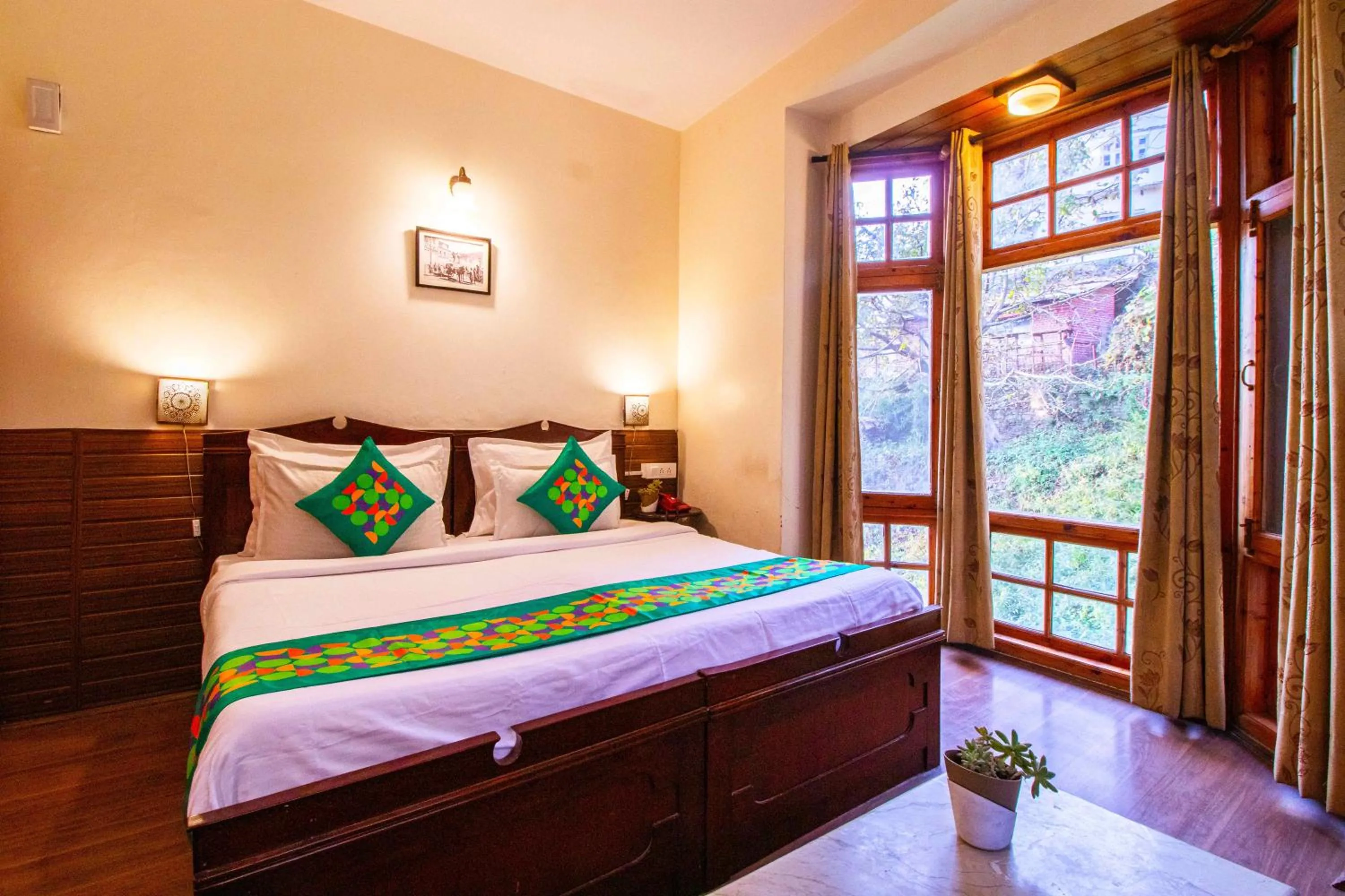 Standard Double Room in Treebo The Alpine Heritage Residency