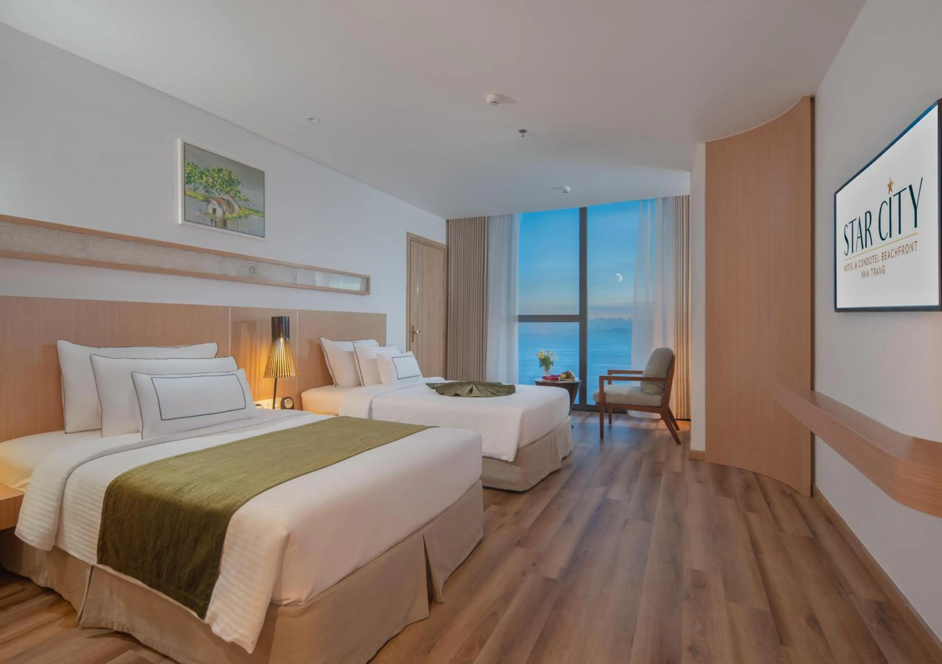 Twin Room with View in Starcity Hotel & Condotel Beachfront Nha Trang