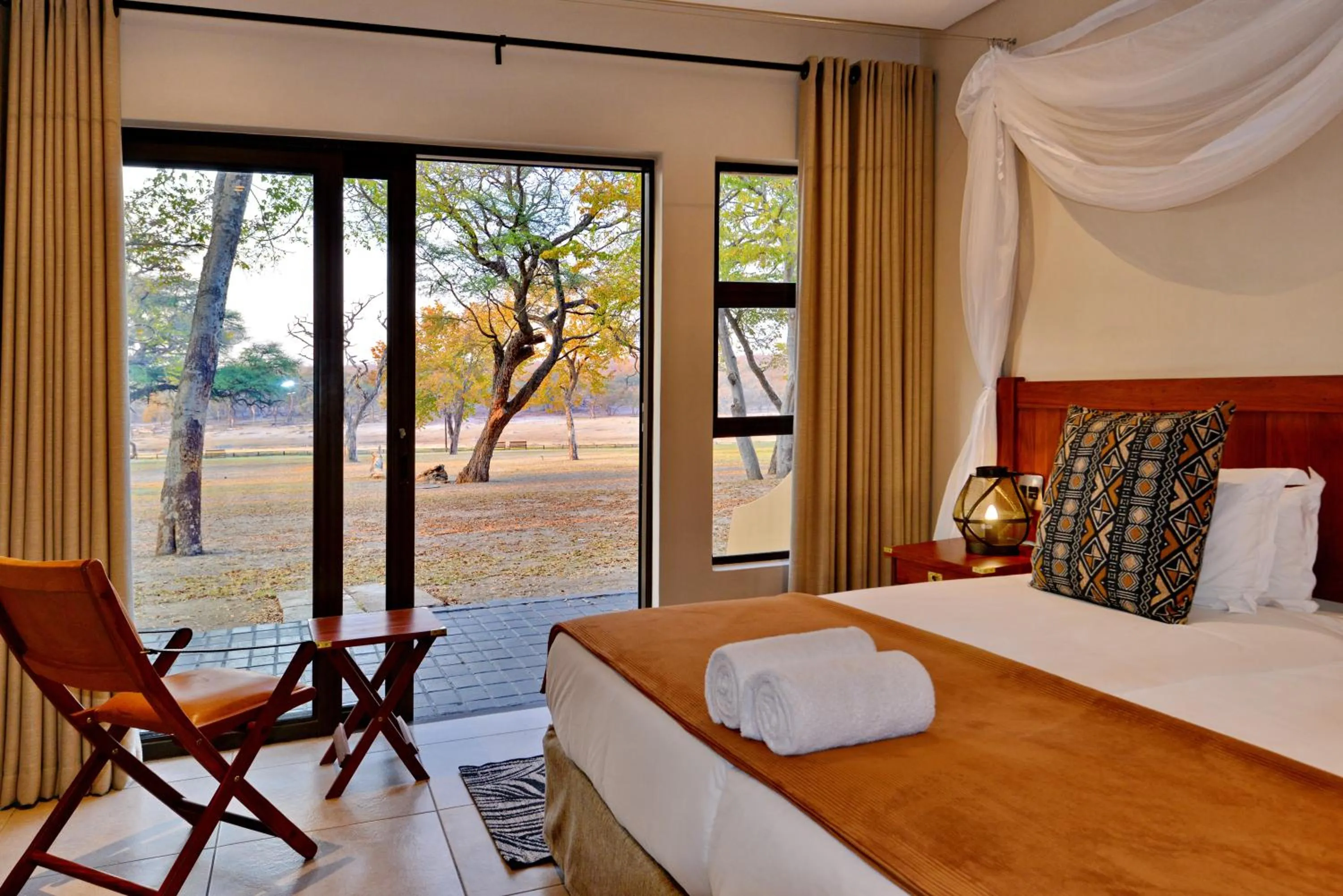 Deluxe Double Room - single occupancy in Hwange Safari Lodge