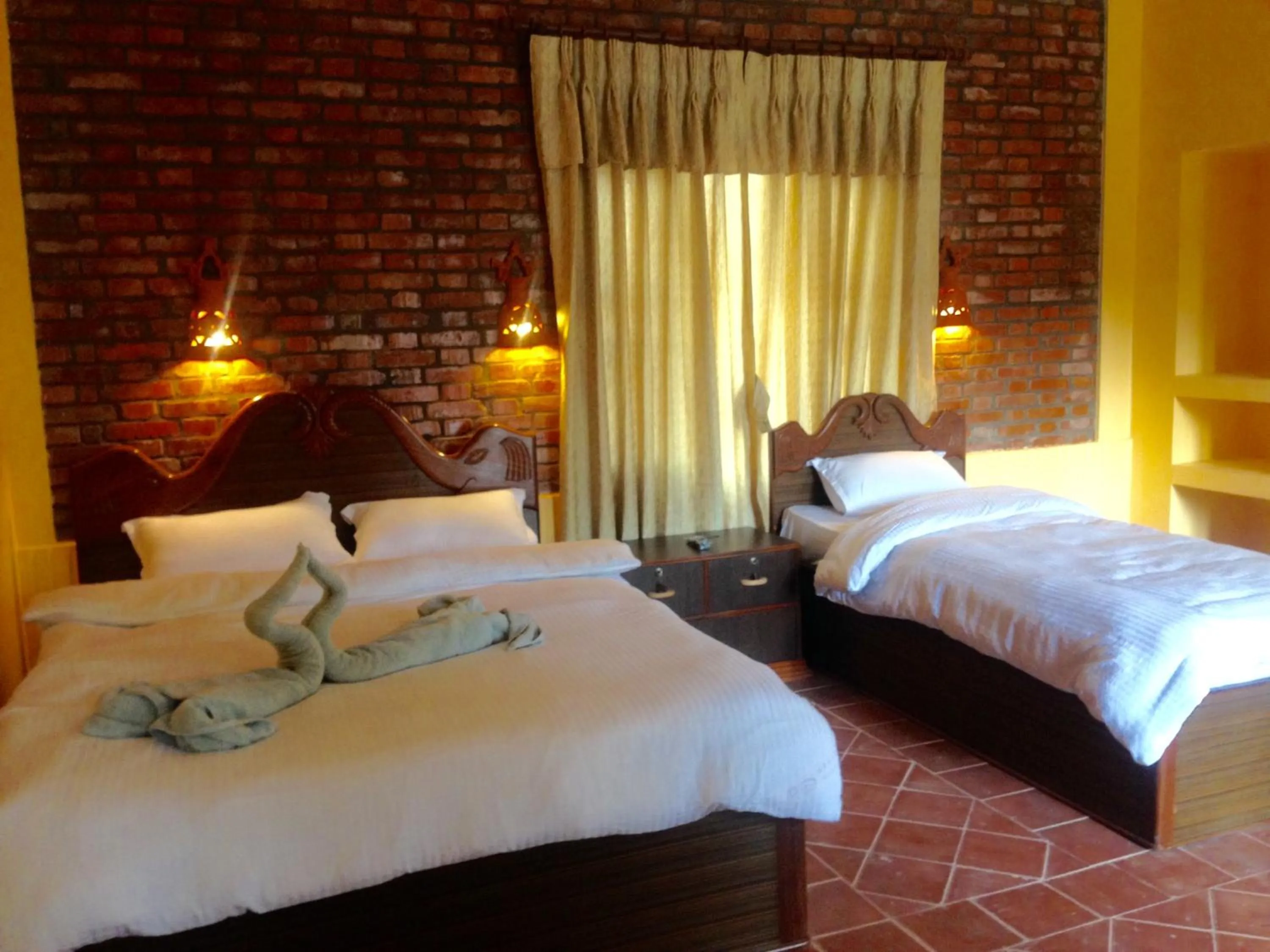 Deluxe Double or Twin Room with Balcony in Chautari Garden Resort
