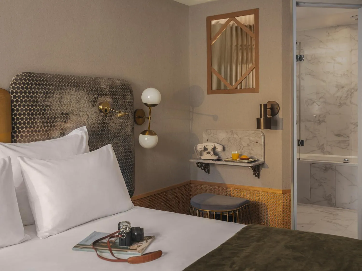 Superior Double Room with Bath in Handsome Hotel