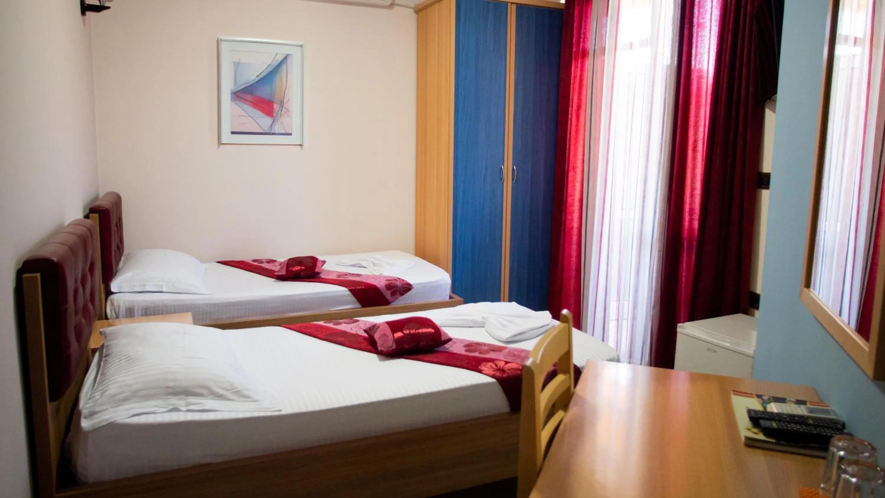 Twin Room with View in Alvero Hotel