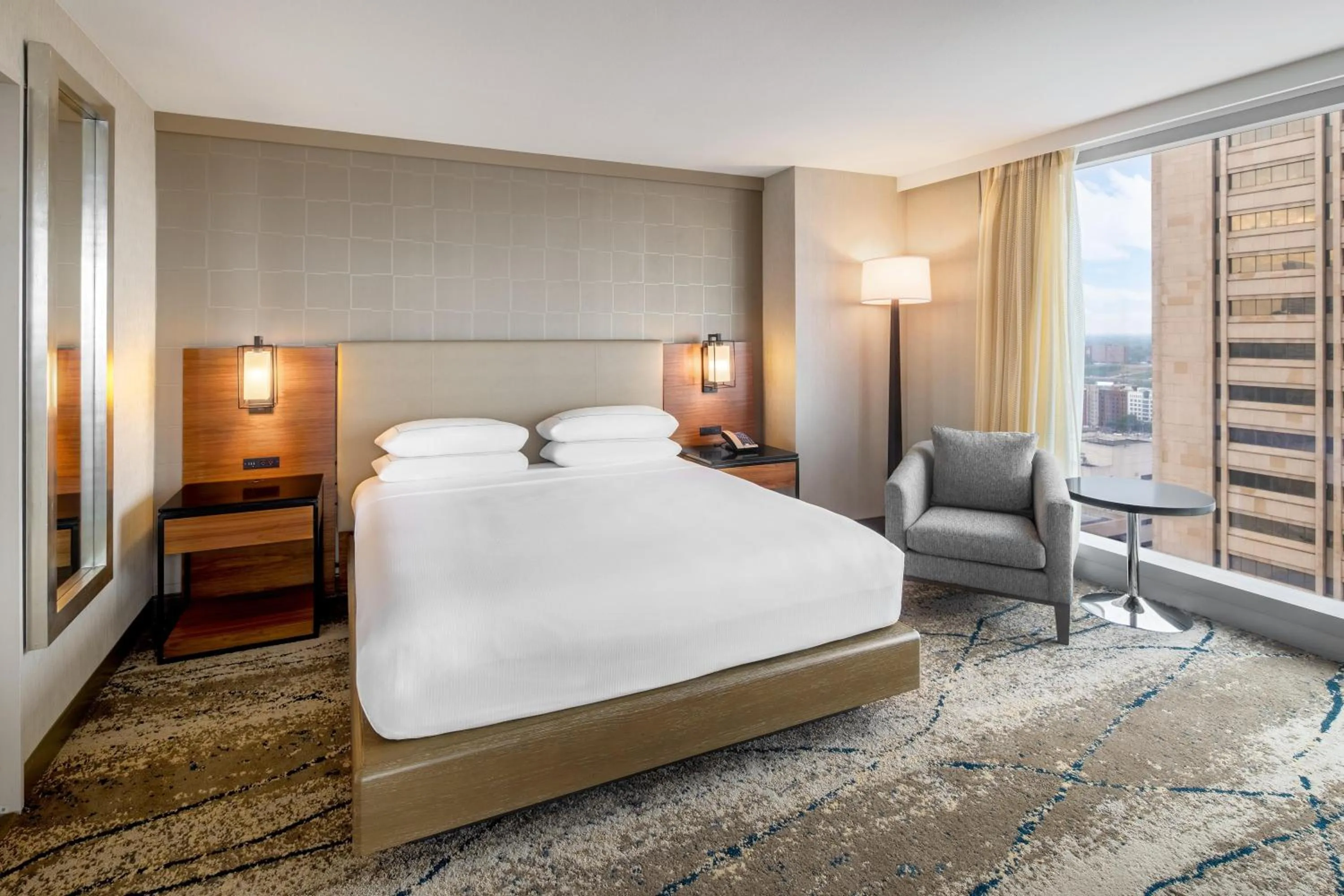 King Suite in Hilton Cleveland Downtown