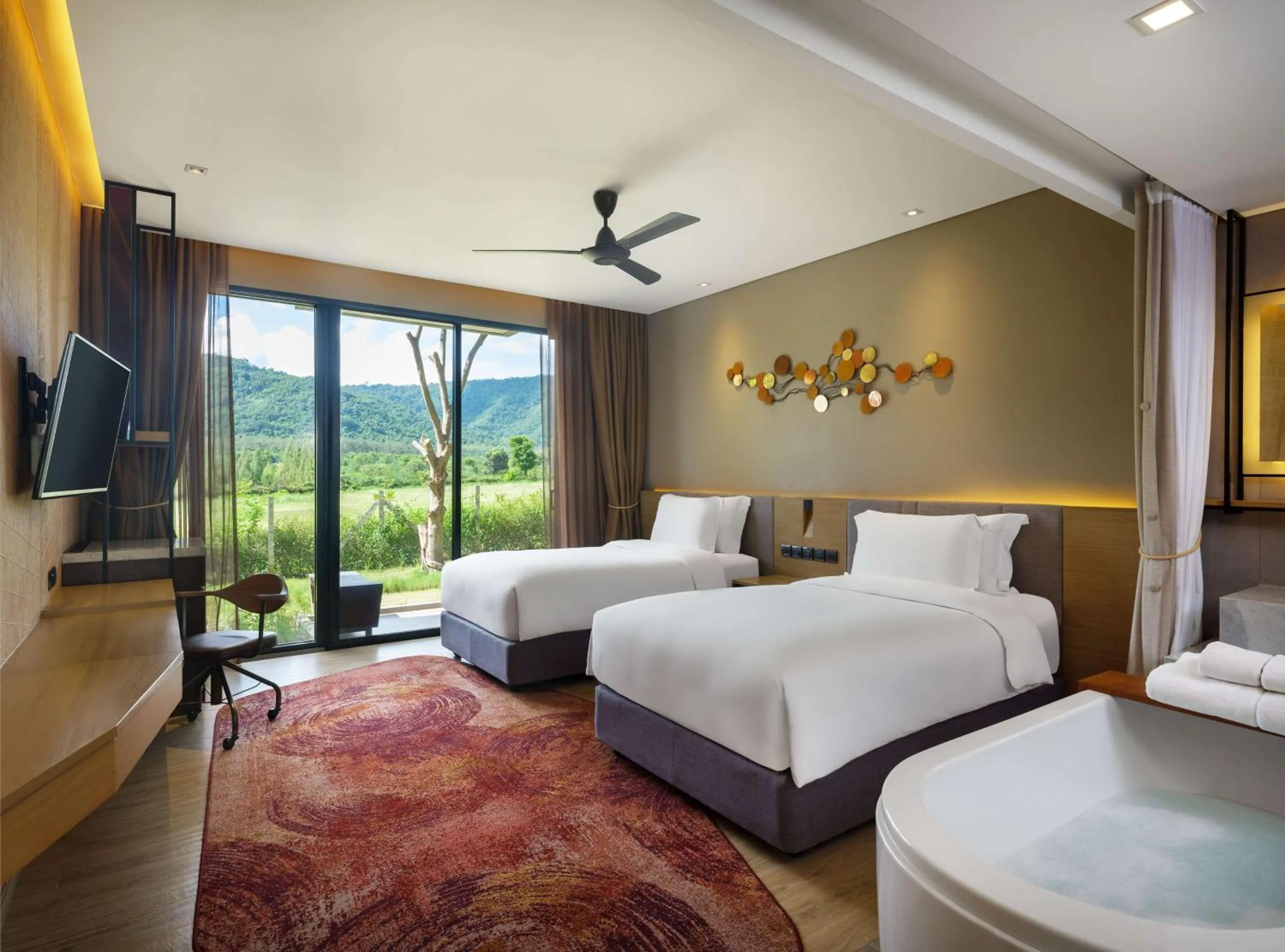 Deluxe Twin Room in dusitD2 Khao Yai