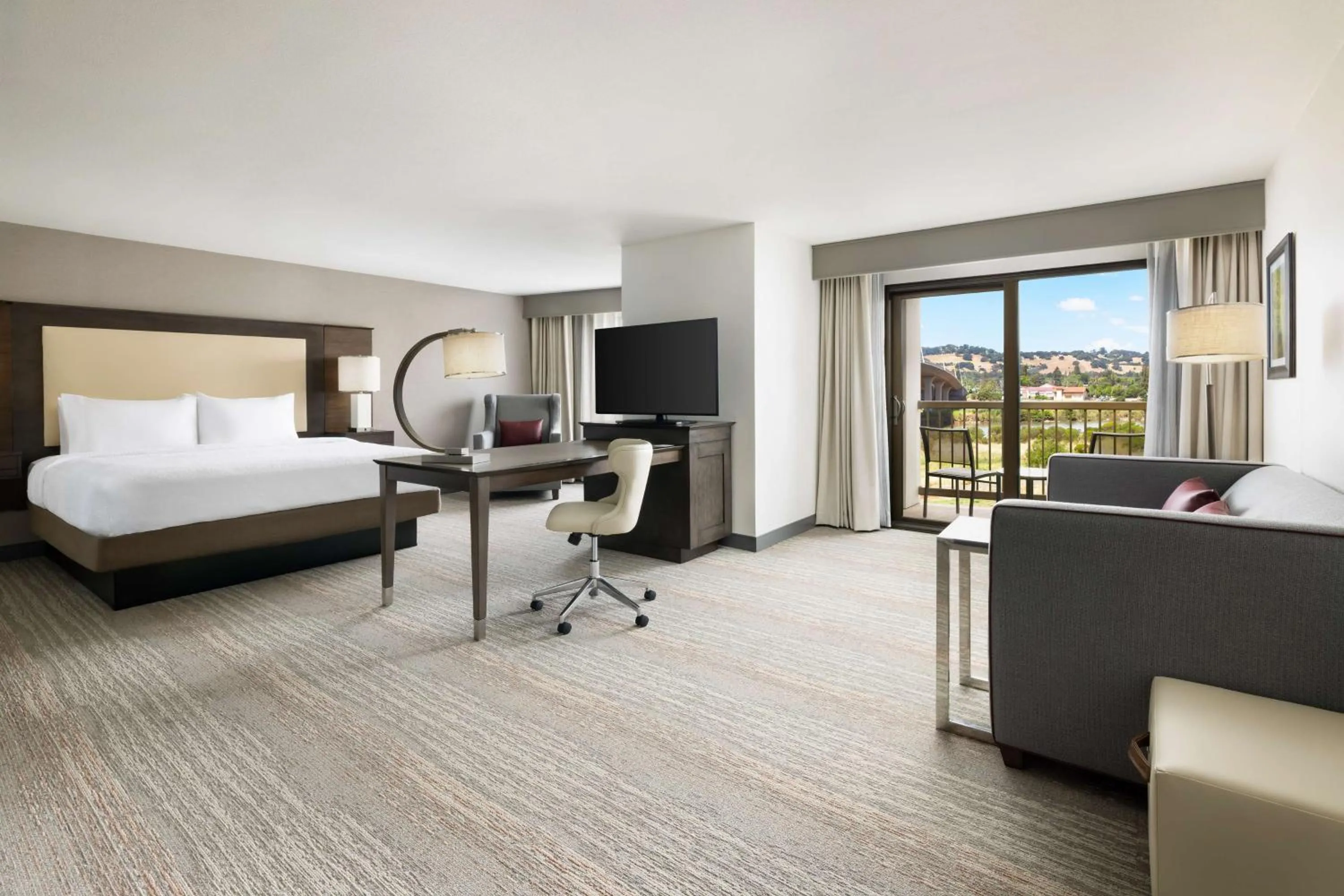 King Studio Suite with River View - Non-Smoking in Hampton Inn & Suites - Napa, CA