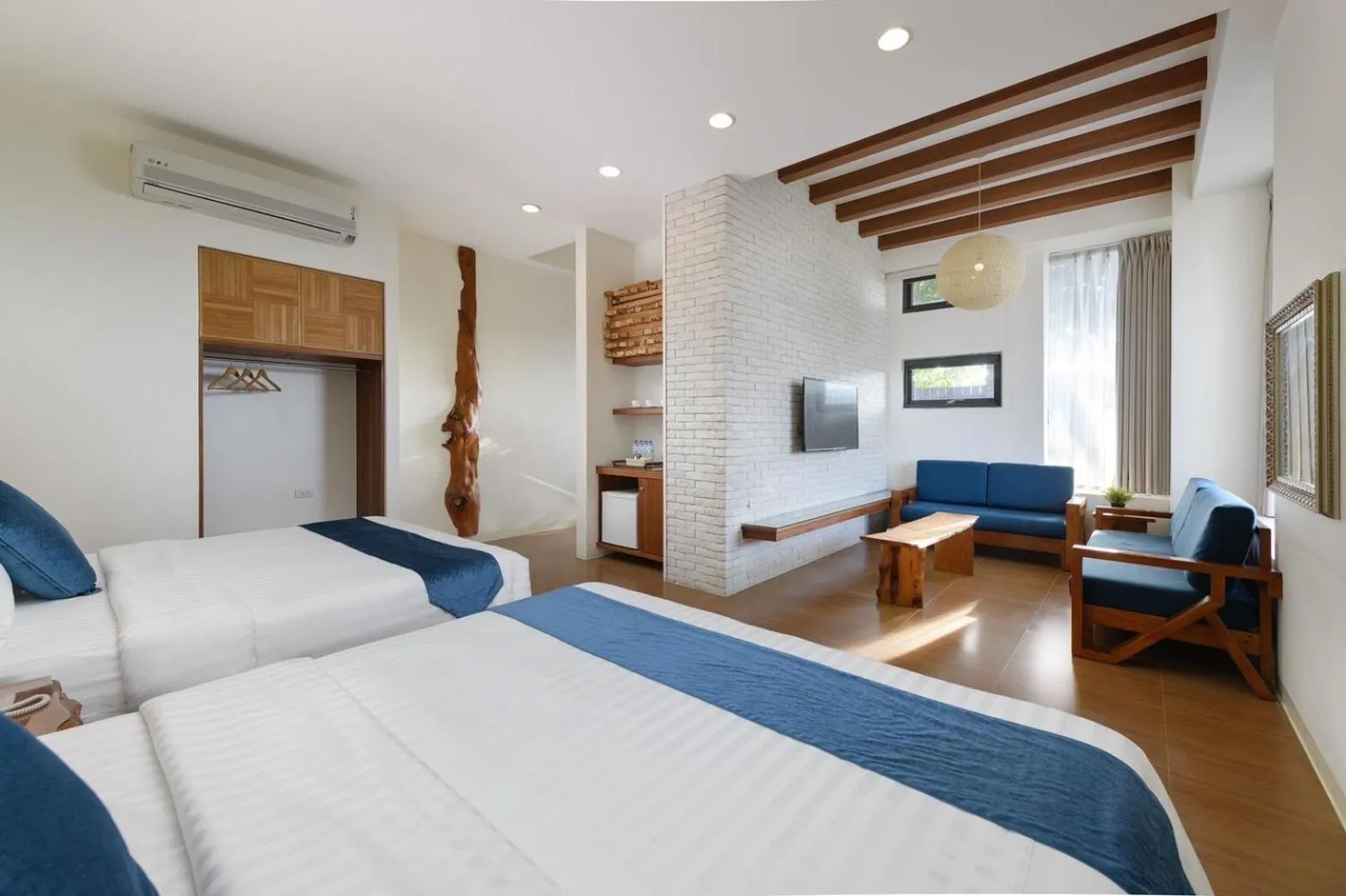 Quadruple Room with Garden View in Oceanic Pearl Resort